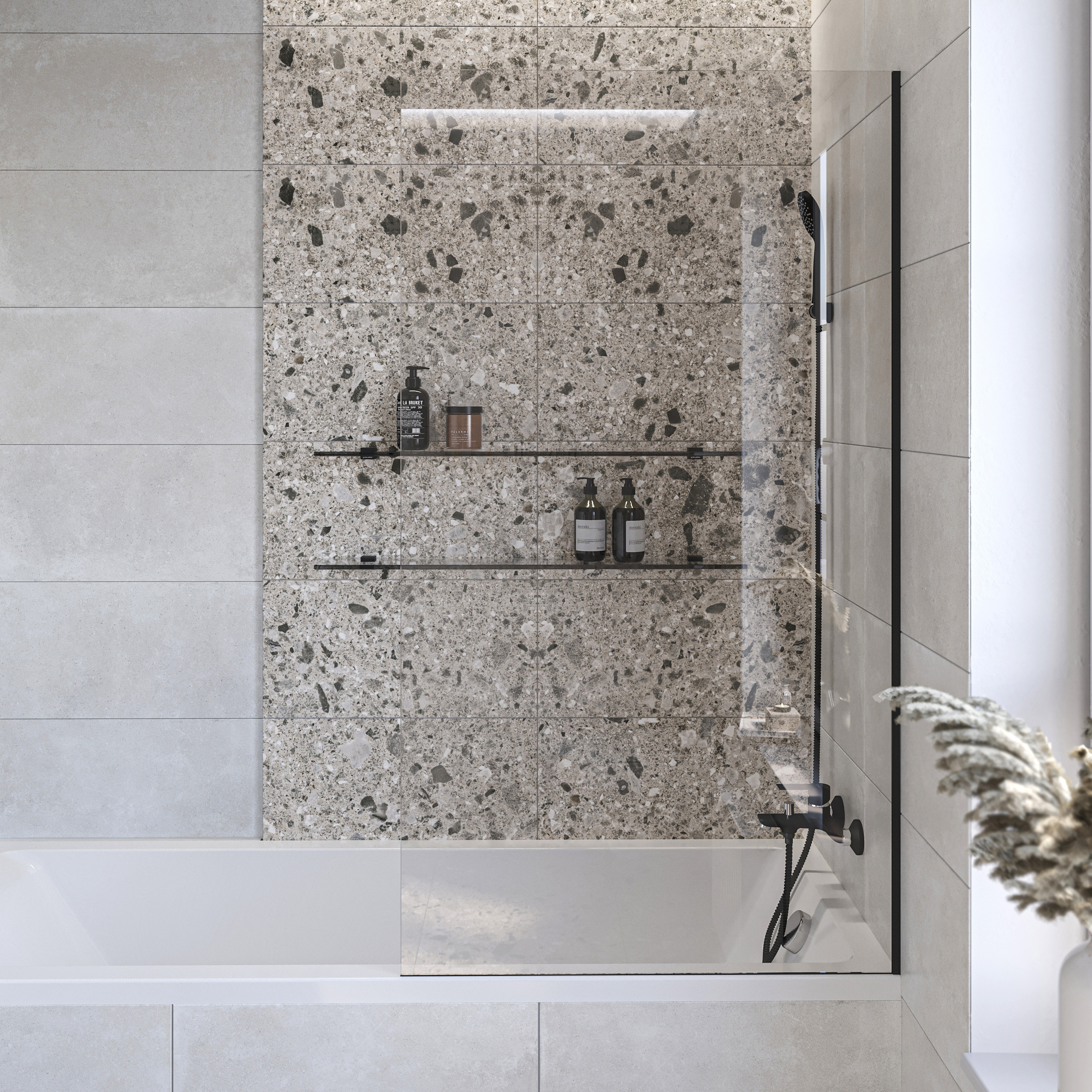 Акриловая ванна STWORKI Карлстад 180x70, с каркасом и сливом-переливом купить в Тамбове