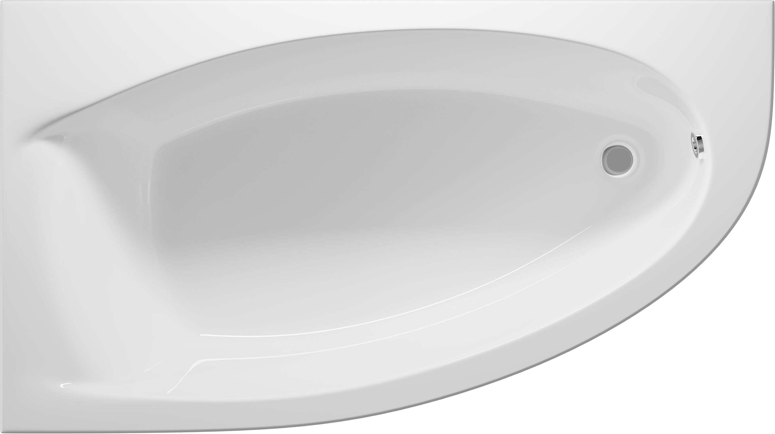 Акриловая ванна STWORKI Ноттвиль L 160x90, с ножками