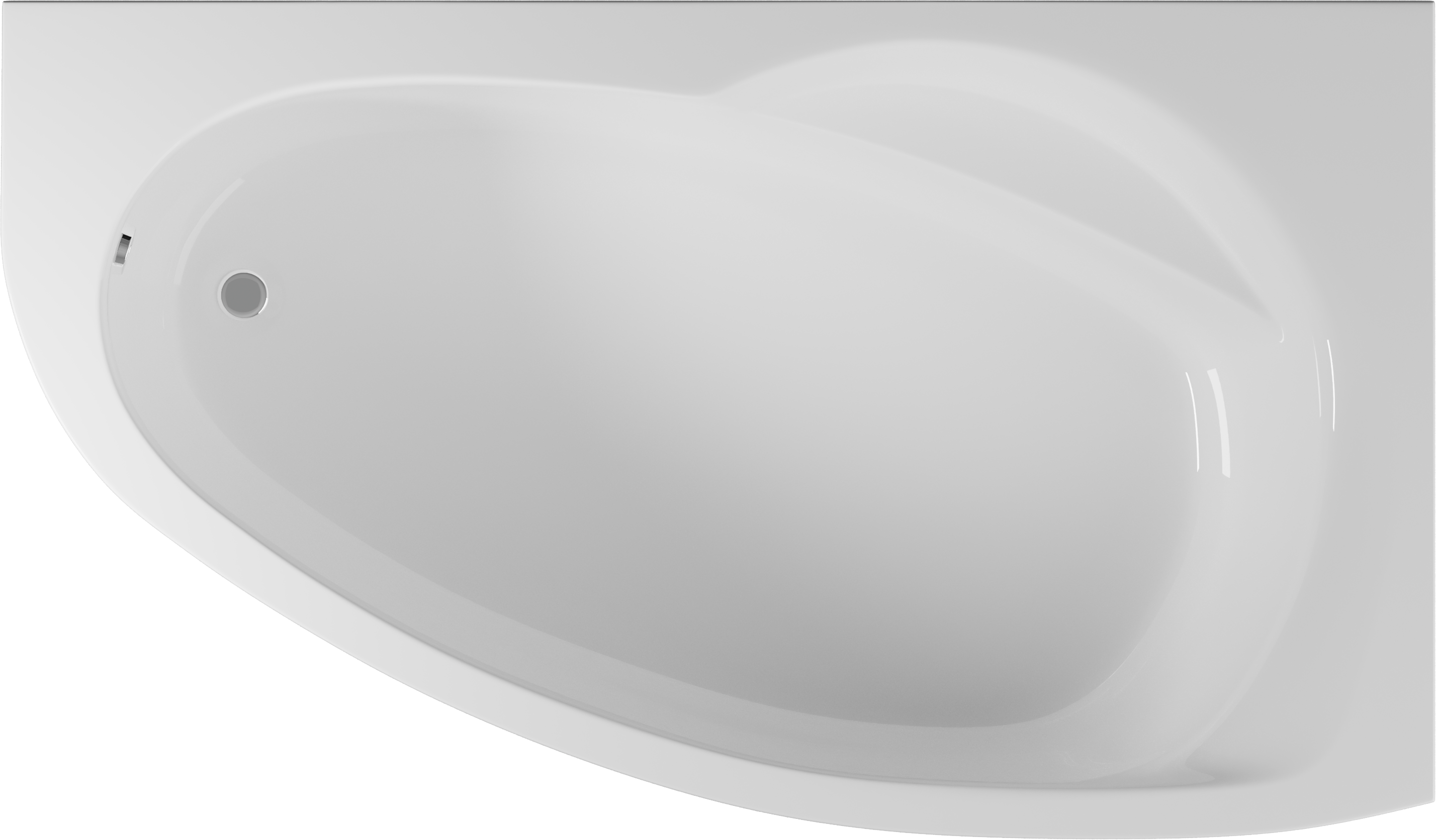 Акриловая ванна STWORKI Молде R 170x100, с ножками