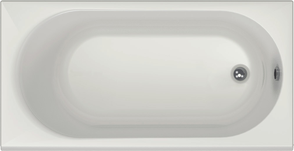 Акриловая ванна STWORKI Нюборг 150х75, с ножками
