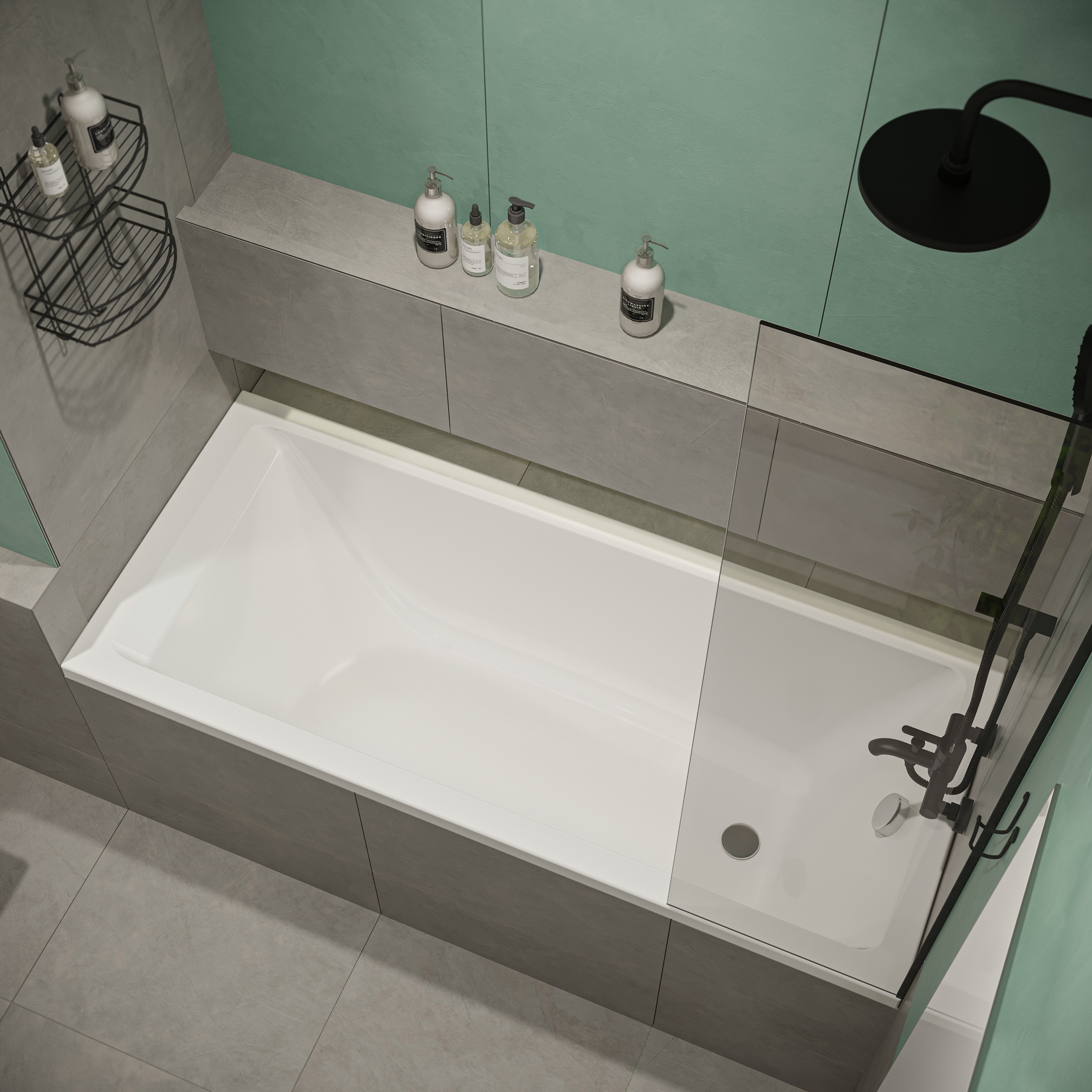 Акриловая ванна STWORKI Карлстад 160x70 см, с каркасом купить в Тамбове