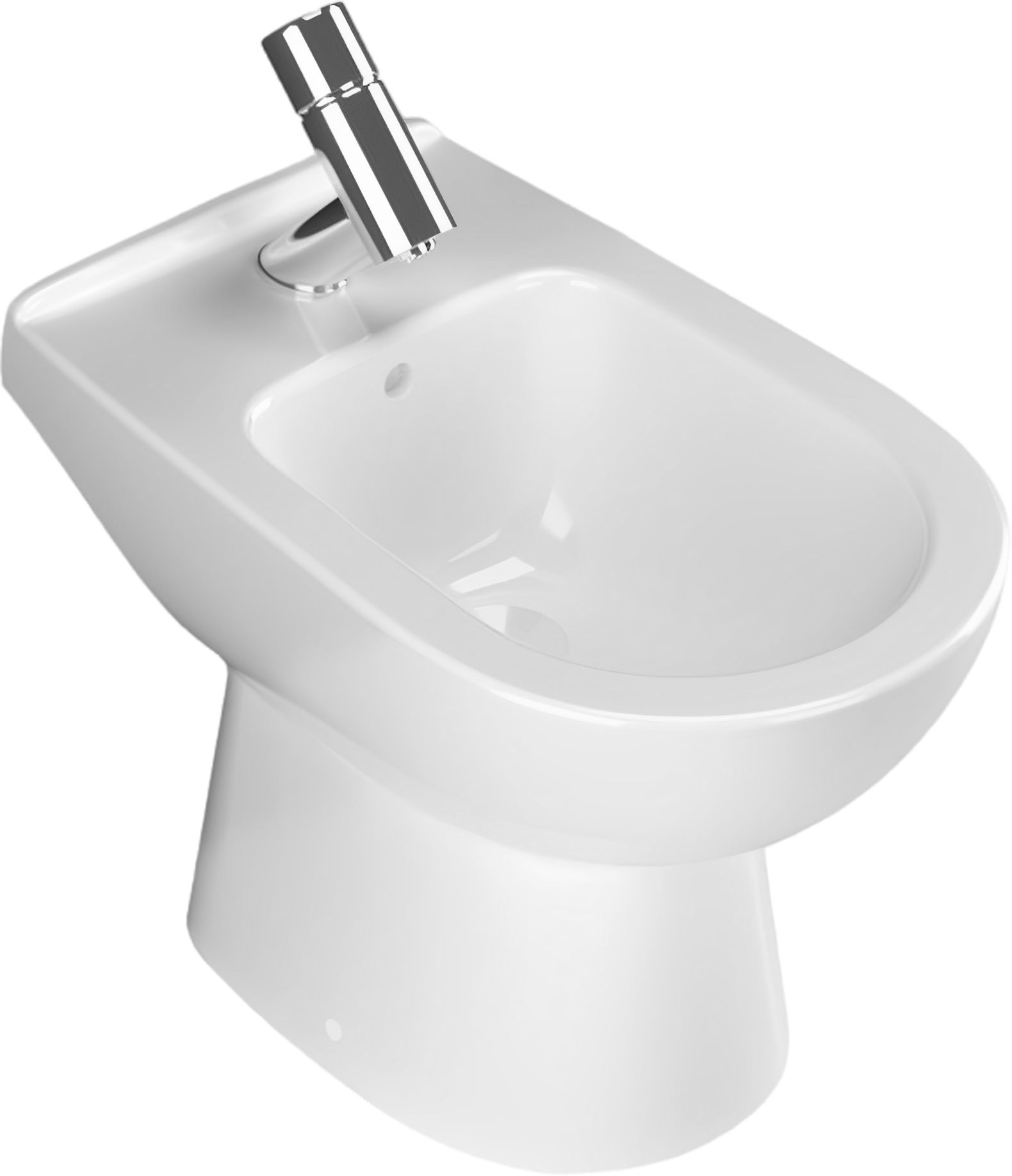 Биде напольное STWORKI Молде 6010 глянцевое белое