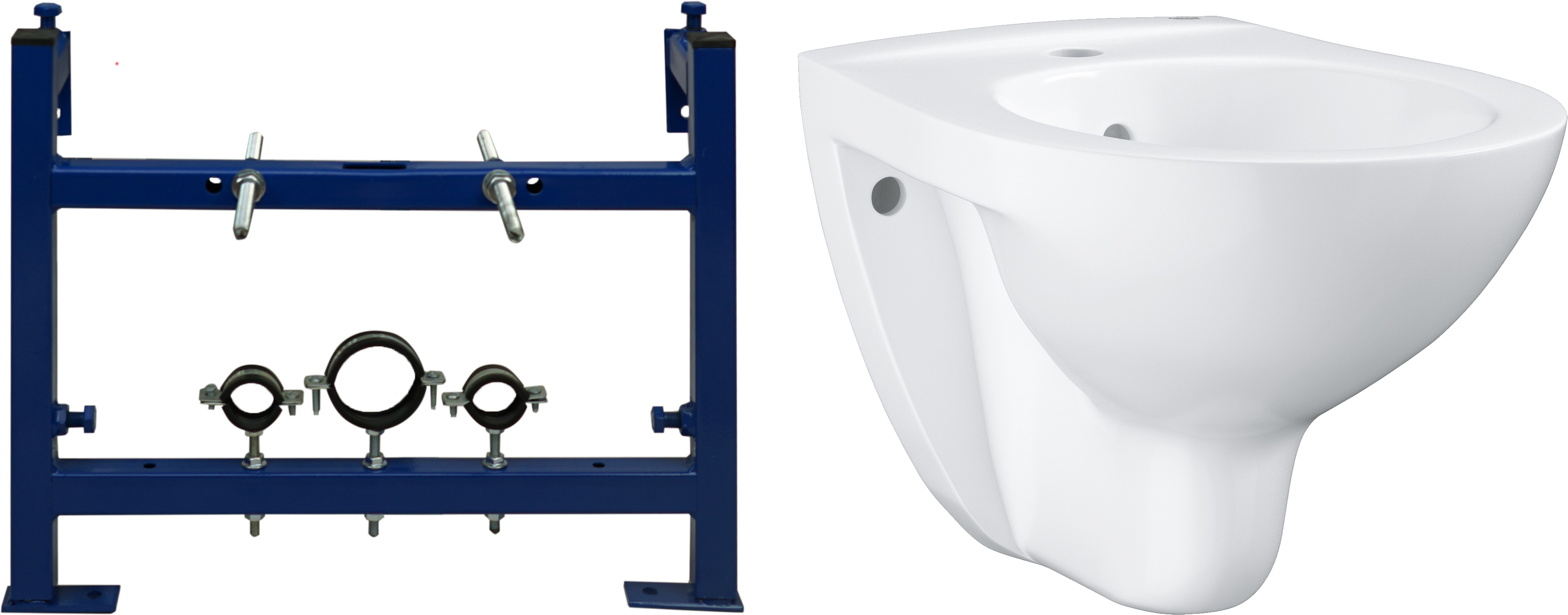 Комплект Биде Grohe Bau Ceramic 39433000 + Инсталляция STWORKI 540201