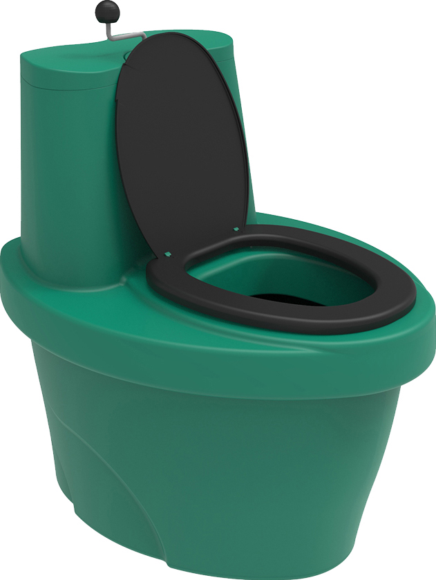 Торфяной биотуалет Rostok 206.1000.401.0 зеленый