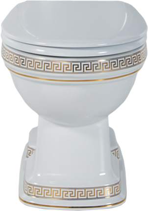 Чаша для унитаза-компакта Creavit Klasik KL310-OW с биде версаче золото 8780₽