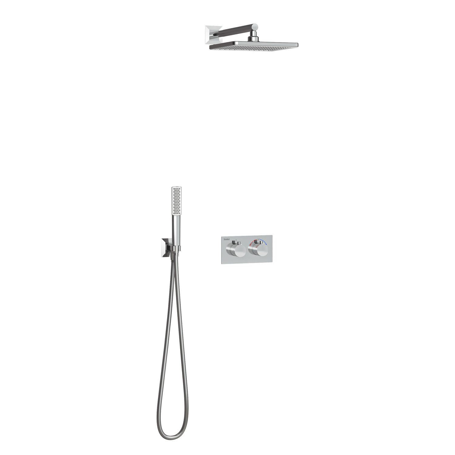 Душевой комплект Teska Teona T4100C С ВНУТРЕННЕЙ ЧАСТЬЮ, хром