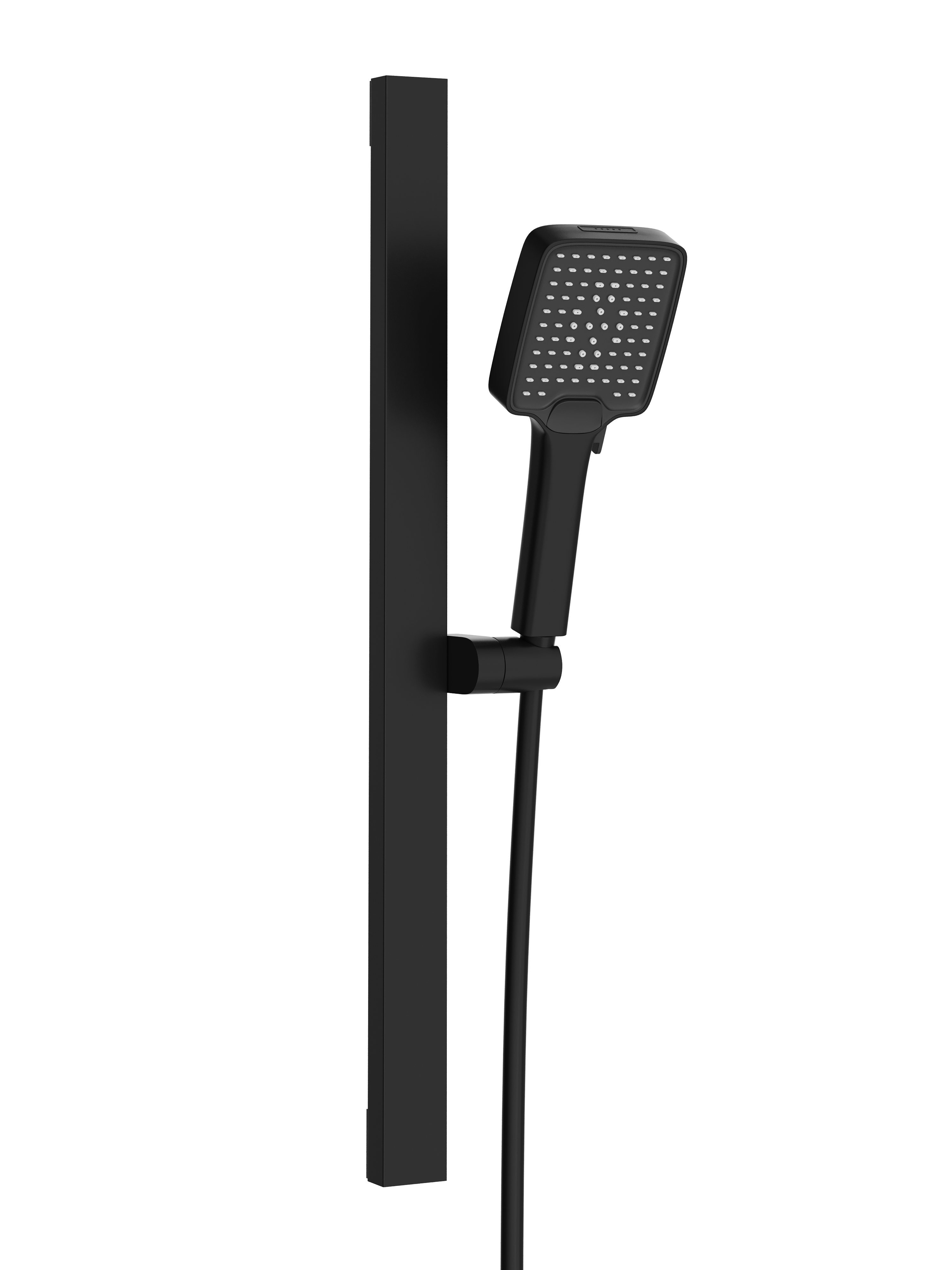 Смеситель для ванны с душем STWORKI Эстфолл S44100BK + Душевой гарнитур Ольборг S20190BK, матовый черный купить в Тамбове