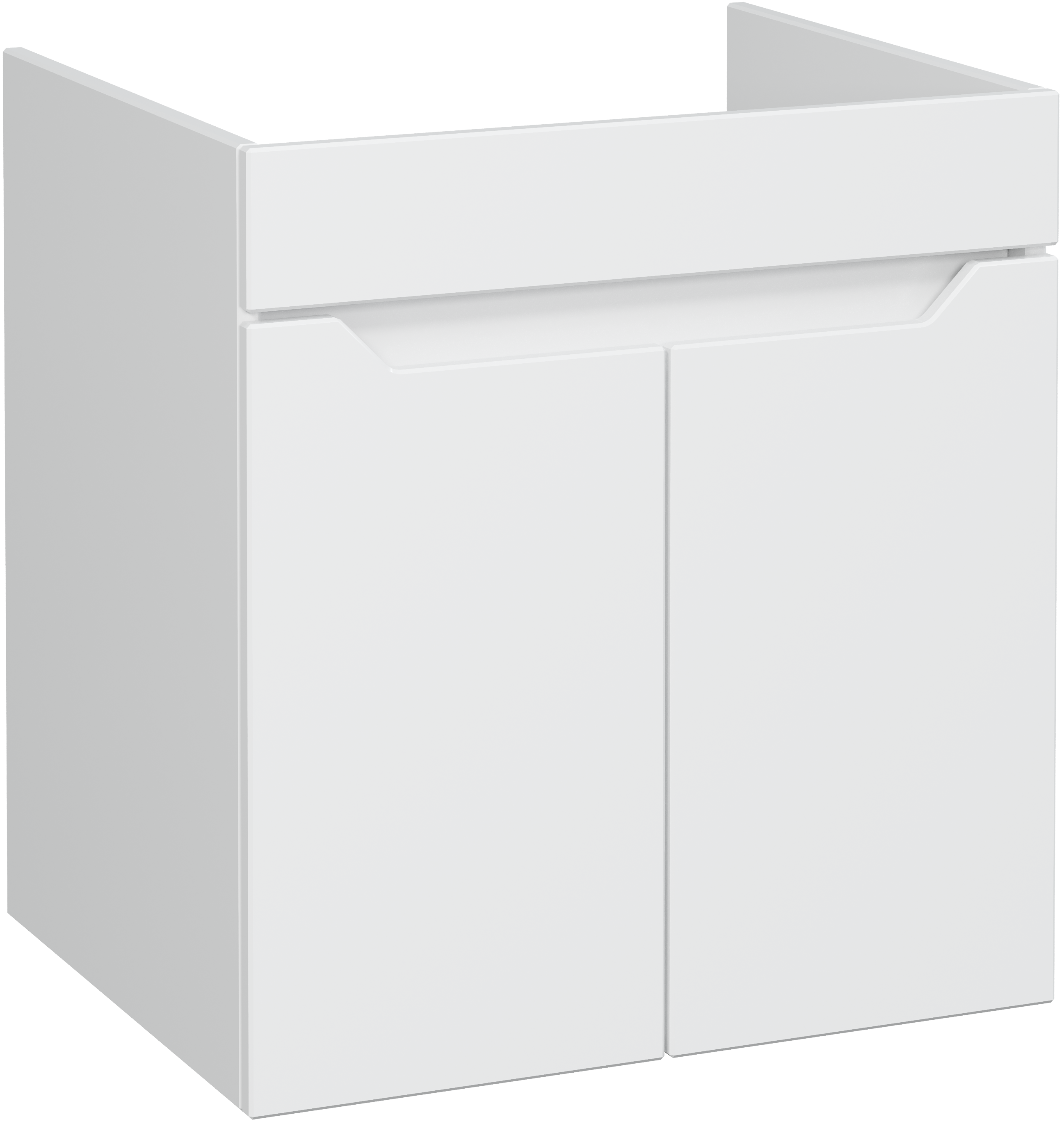 Тумба под раковину без столешницы DIWO Архангельск 50 подвесная, белая 1