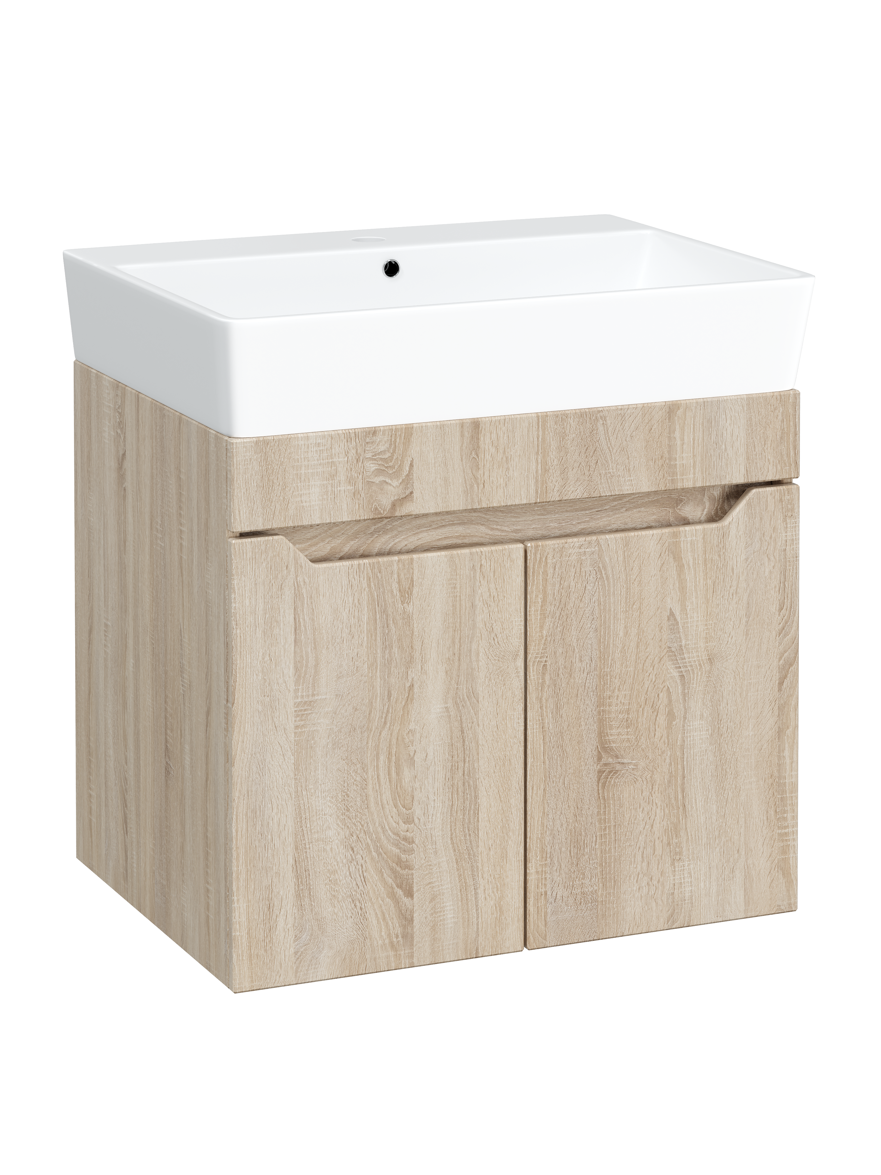 Тумба под раковину без столешницы DIWO Архангельск 60 подвесная, дуб сонома, сонома