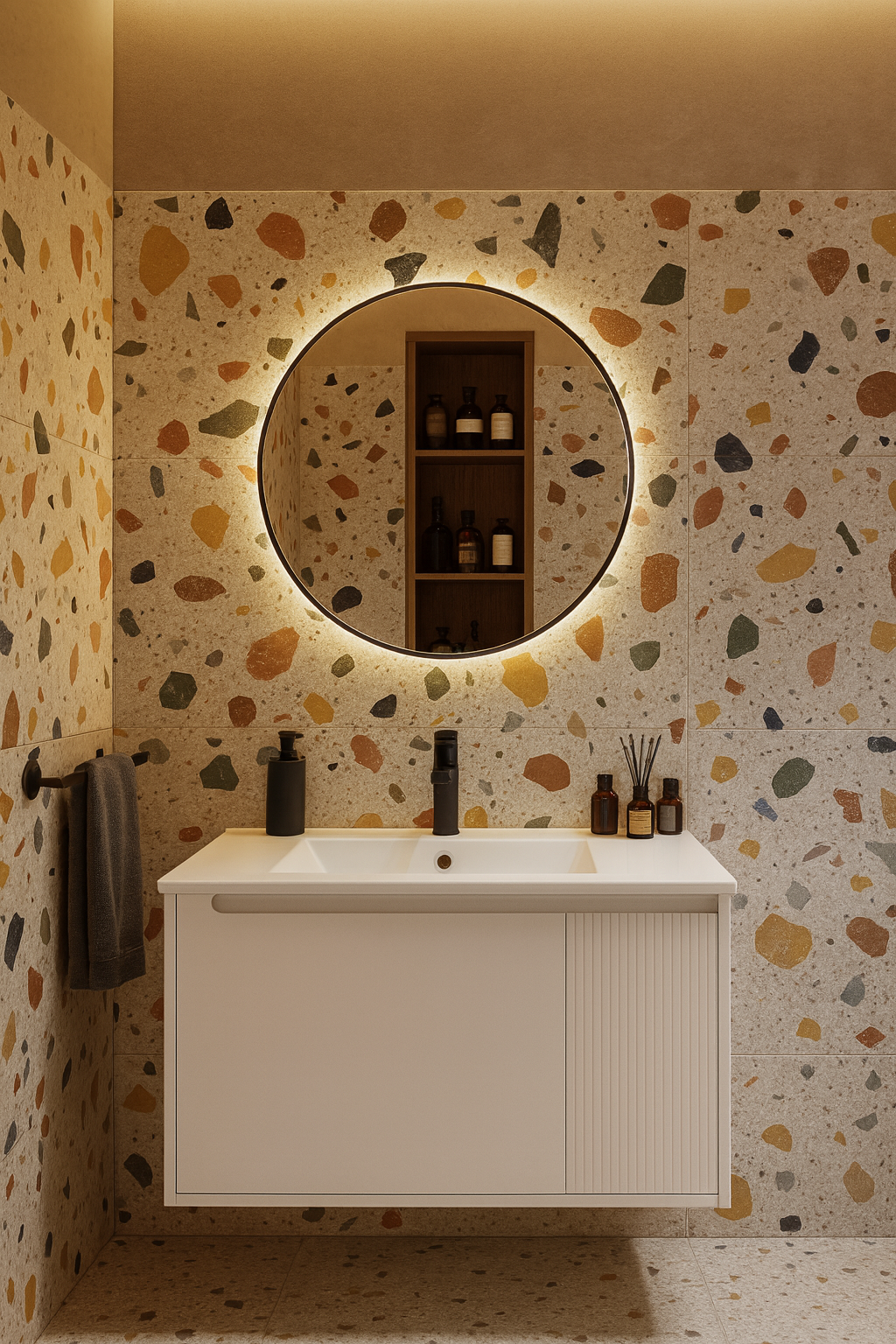 Тумба под раковину без столешницы STWORKI Мурманск 80 подвесная, белая