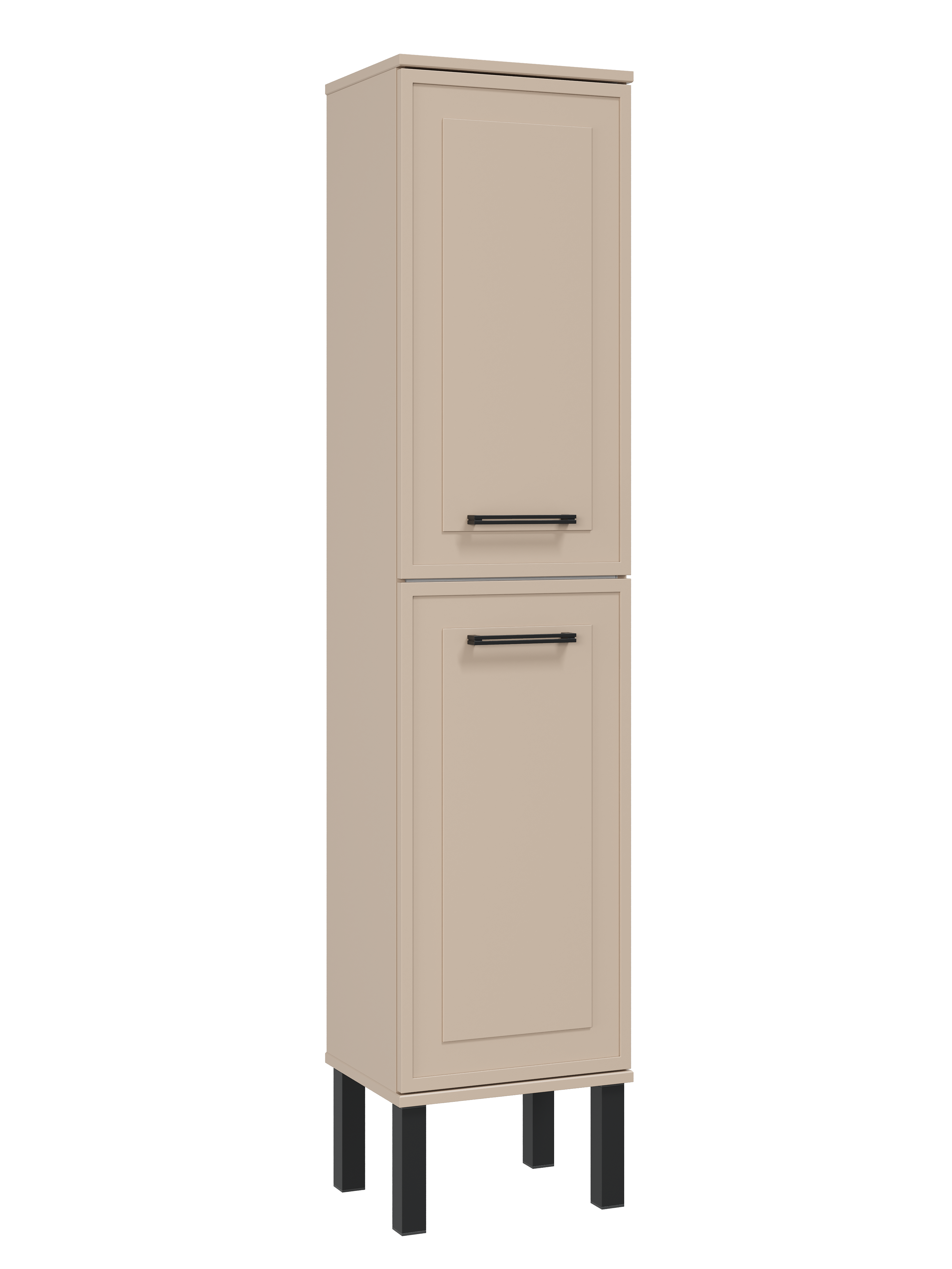 Шкаф-пенал для ванной STWORKI Хадстен 40 напольный, латте