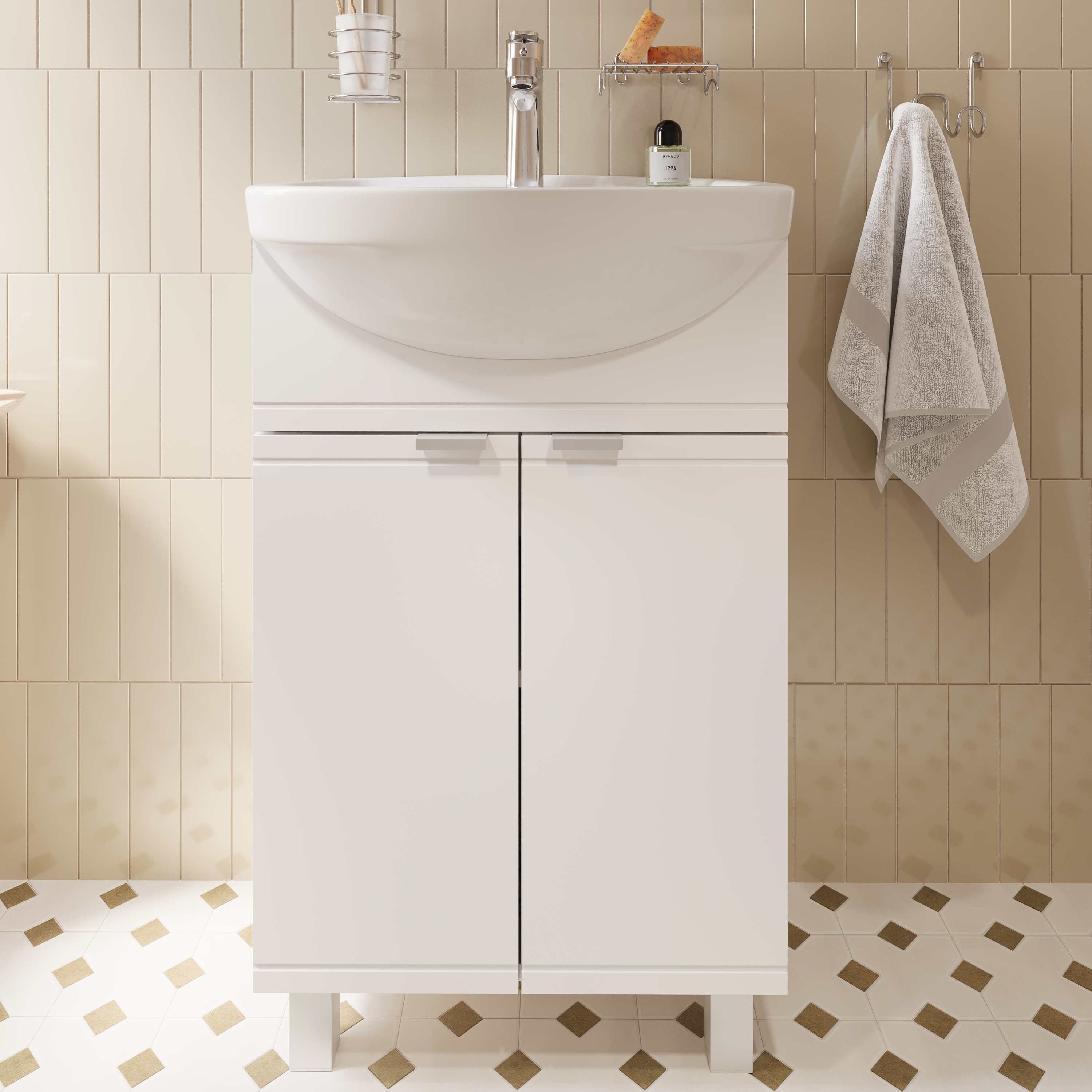 Набор DIWO Дмитров 50 напольная, белая