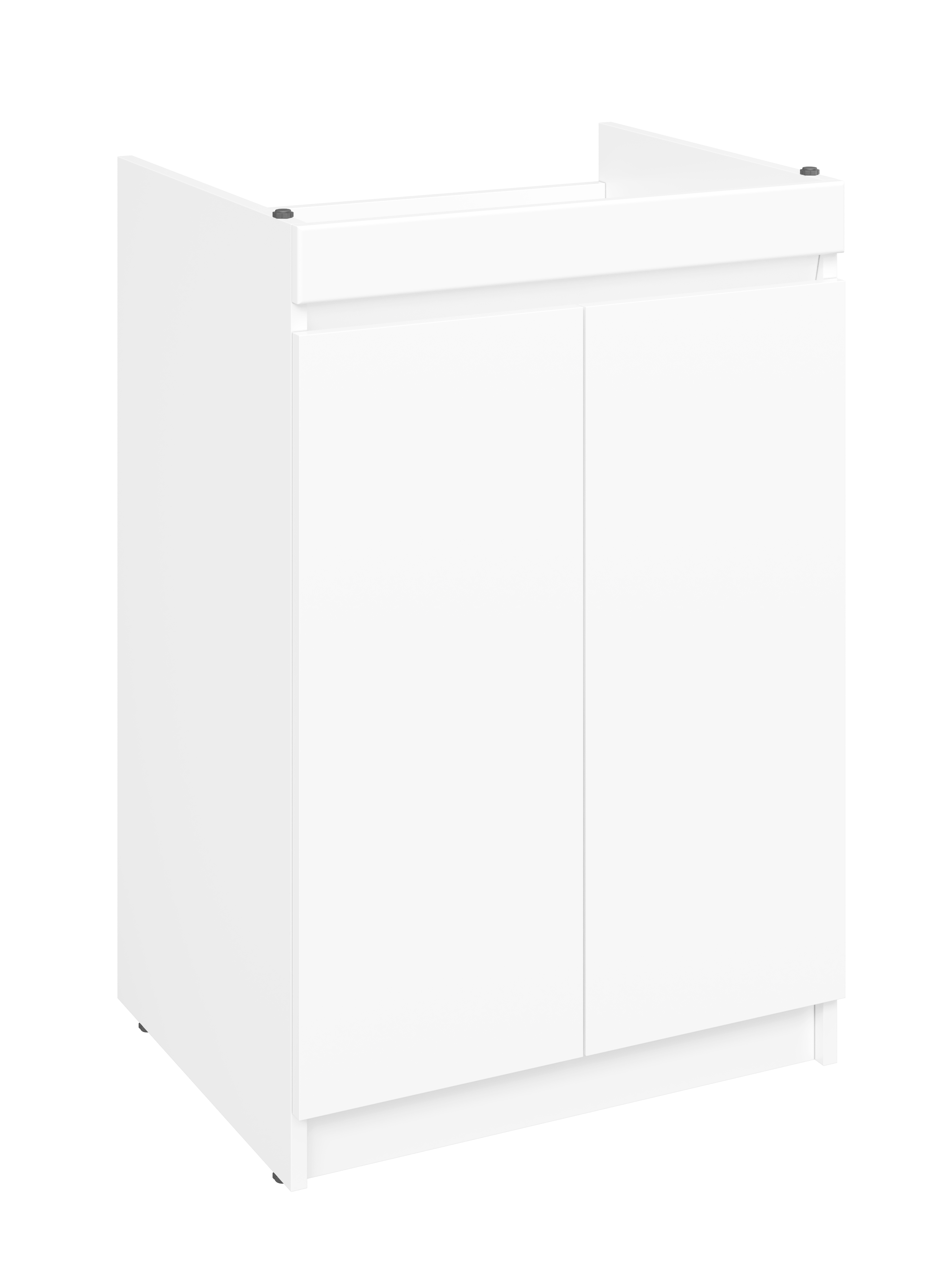 Тумба под раковину без столешницы DIWO Тольятти 60 с дверцами, под стиральную машину, белая