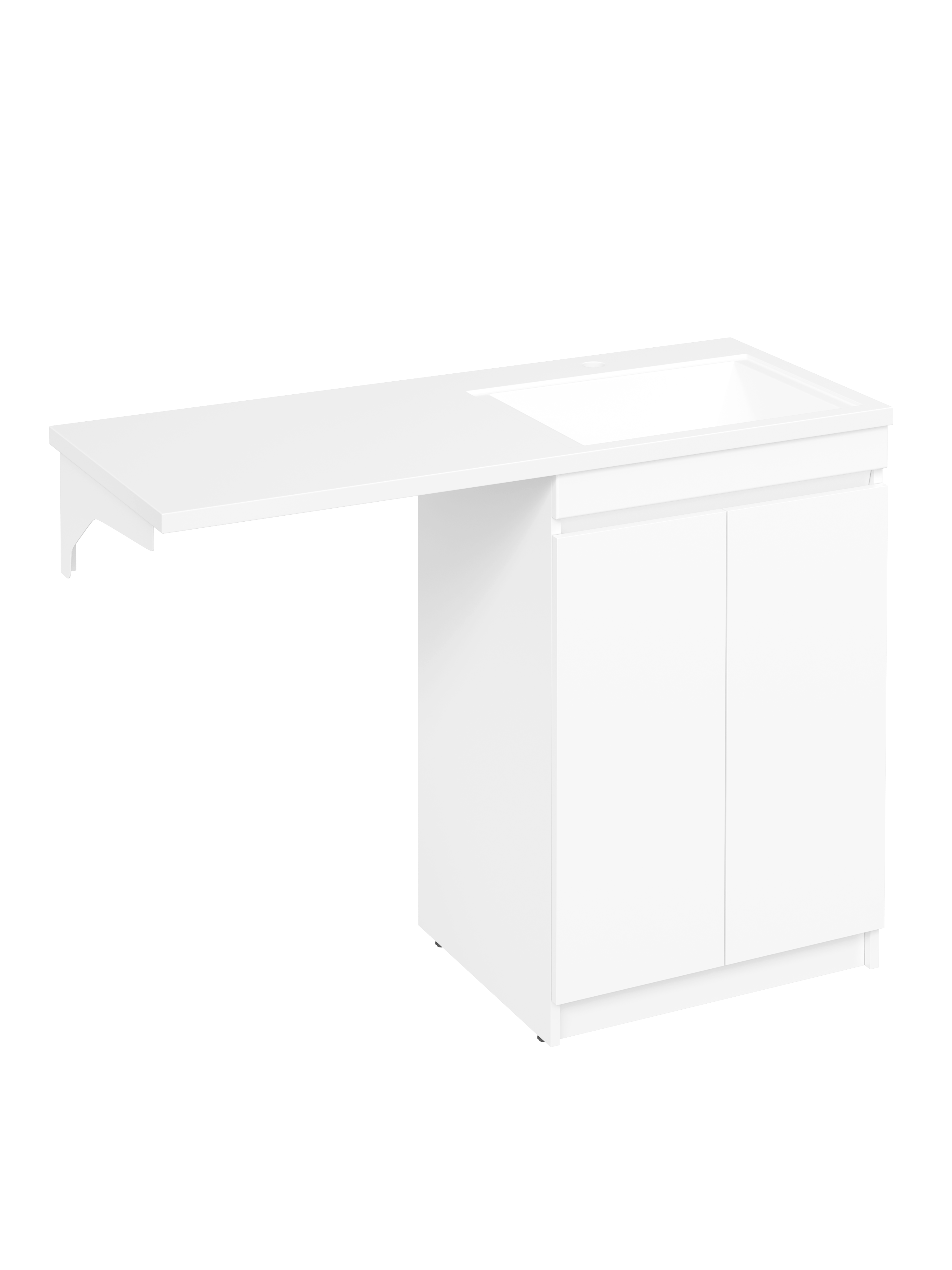 Тумба с раковиной DIWO Тольятти 120 R с дверцами, с раковиной Тольятти