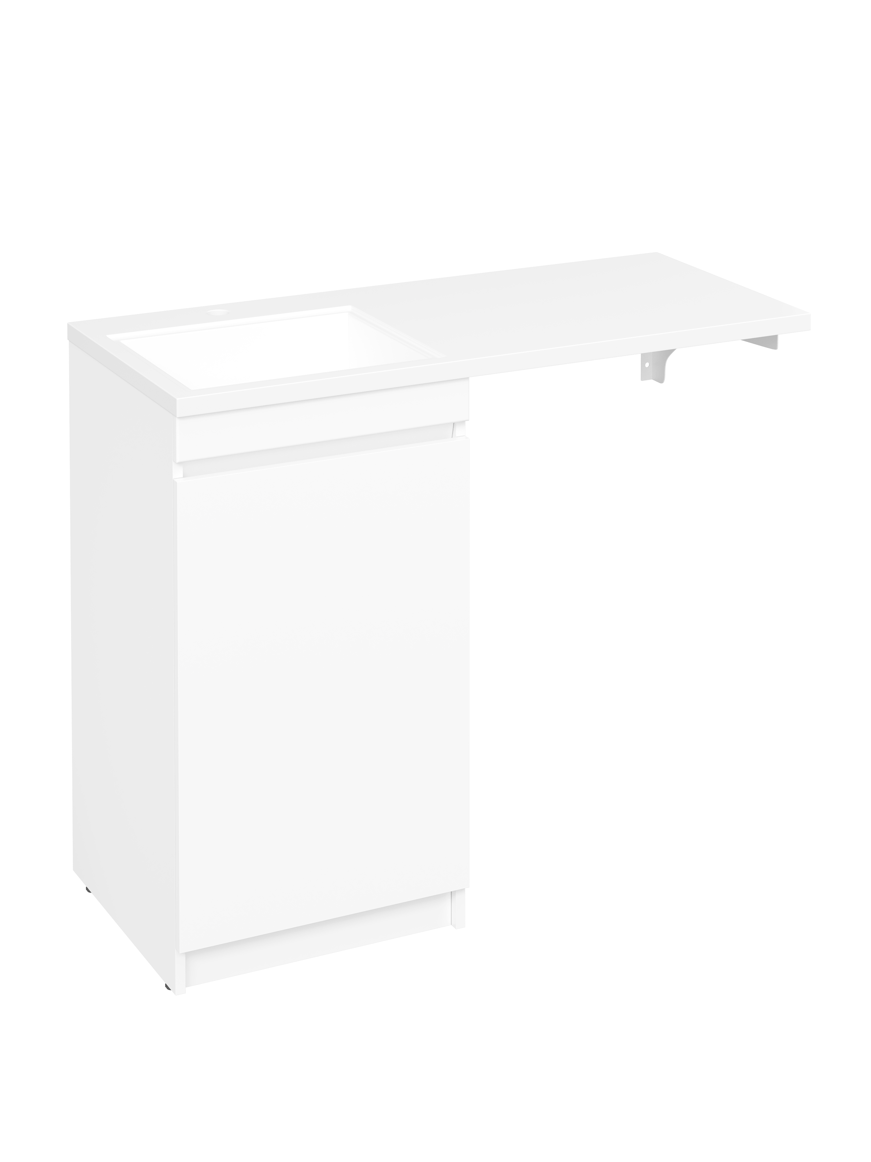 Тумба с раковиной DIWO Тольятти 100 L с дверцами, с раковиной Тольятти