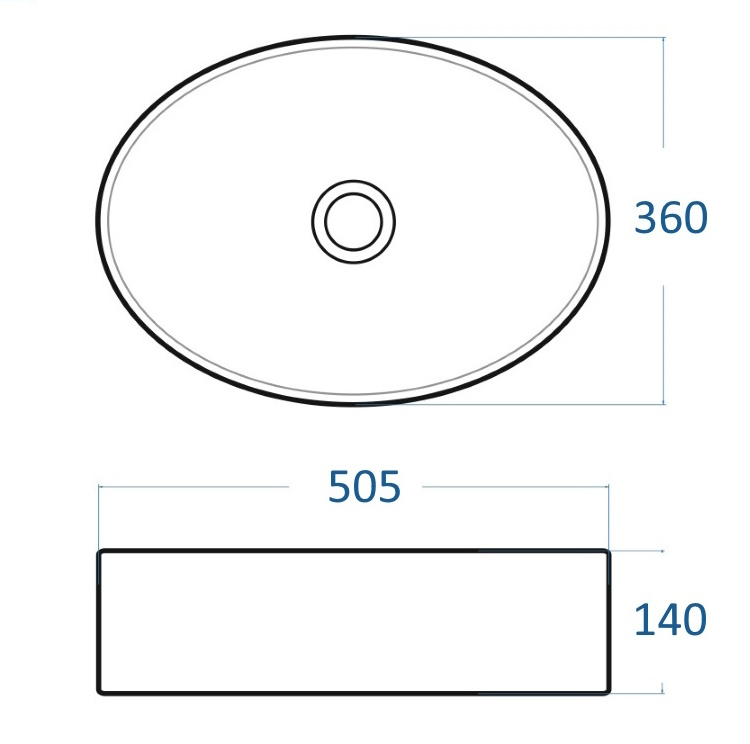 Накладная раковина STWORKI Копенгаген CO50479 50 орнамент глянцевая белая, овальная купить в Тамбове
