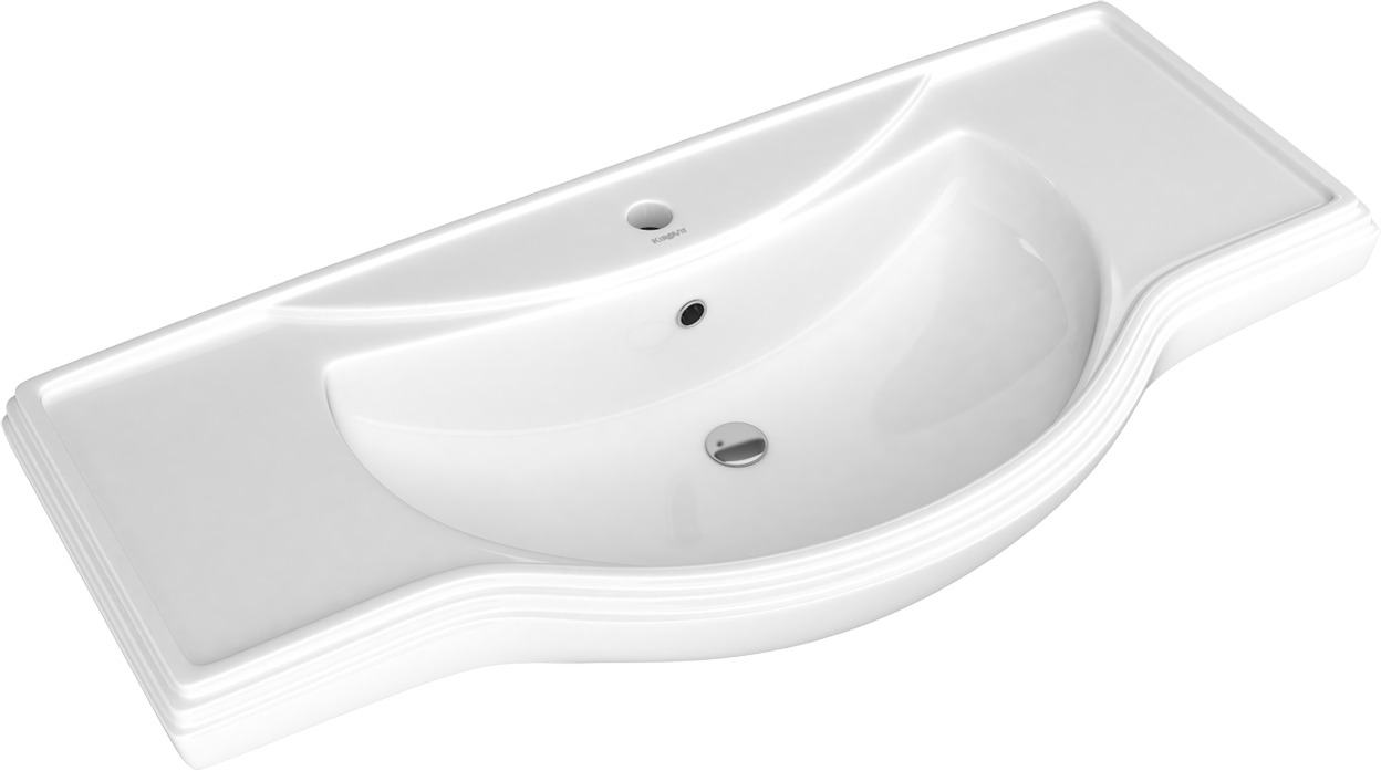 Тумба с раковиной STWORKI Хельсингборг 105 белая купить в Тамбове