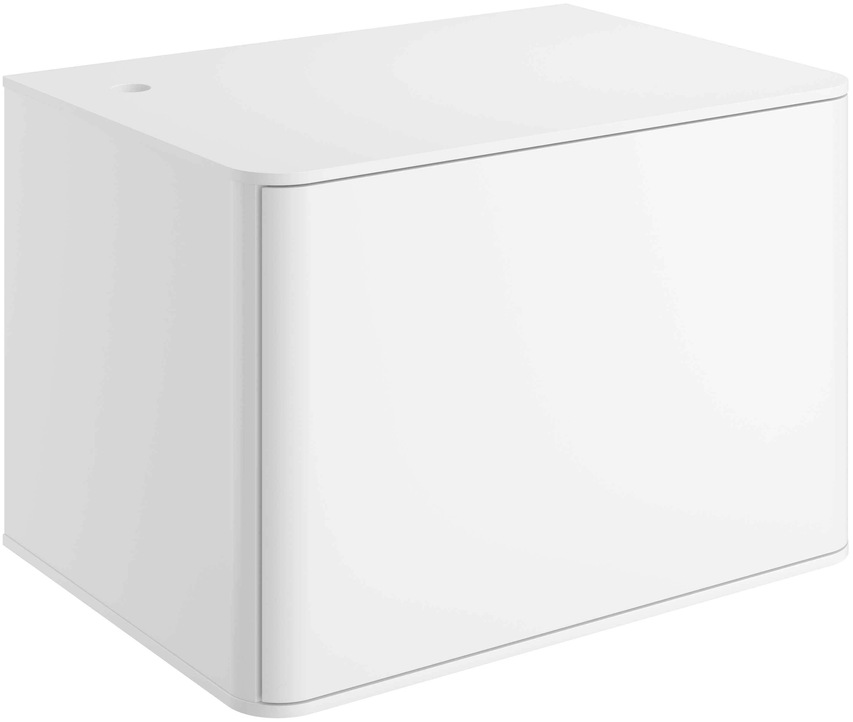 Тумба под раковину со столешницей STWORKI Ноттвиль 60 белая, с отверстием под смеситель