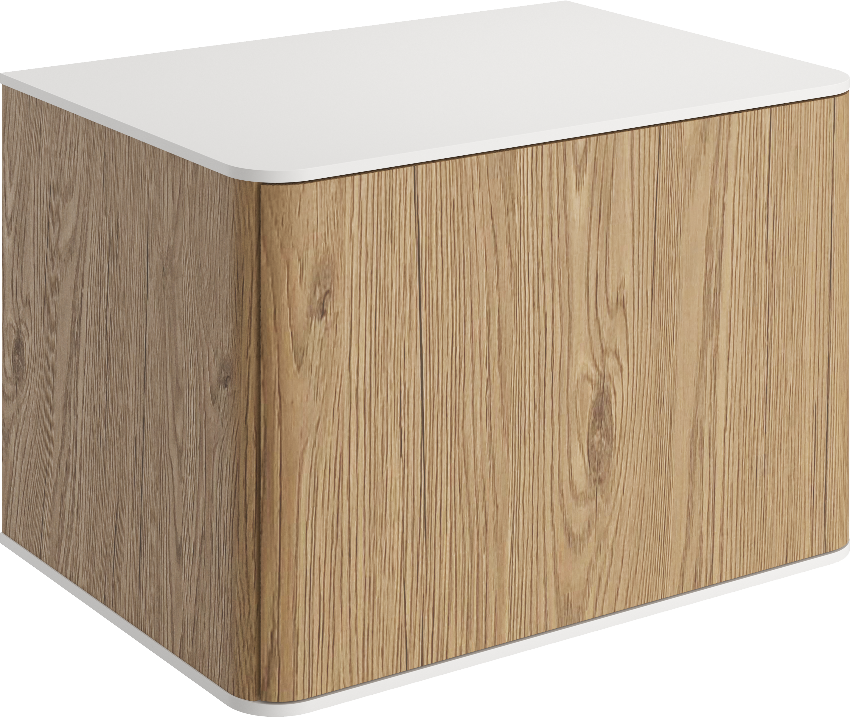 Тумба под раковину со столешницей STWORKI Ноттвиль 60 дуб верона, без выреза под смеситель