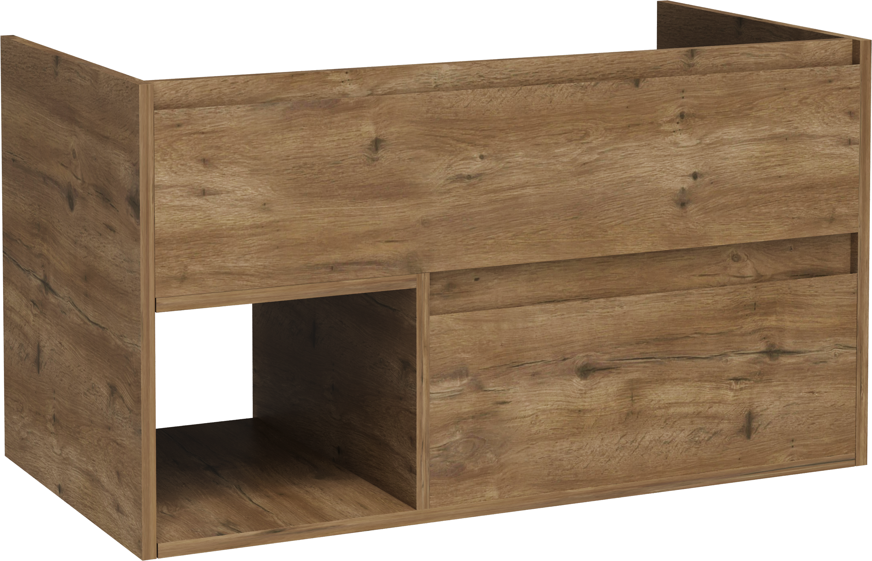 Тумба под раковину STWORKI Карлстад 90 дуб рустикальный
