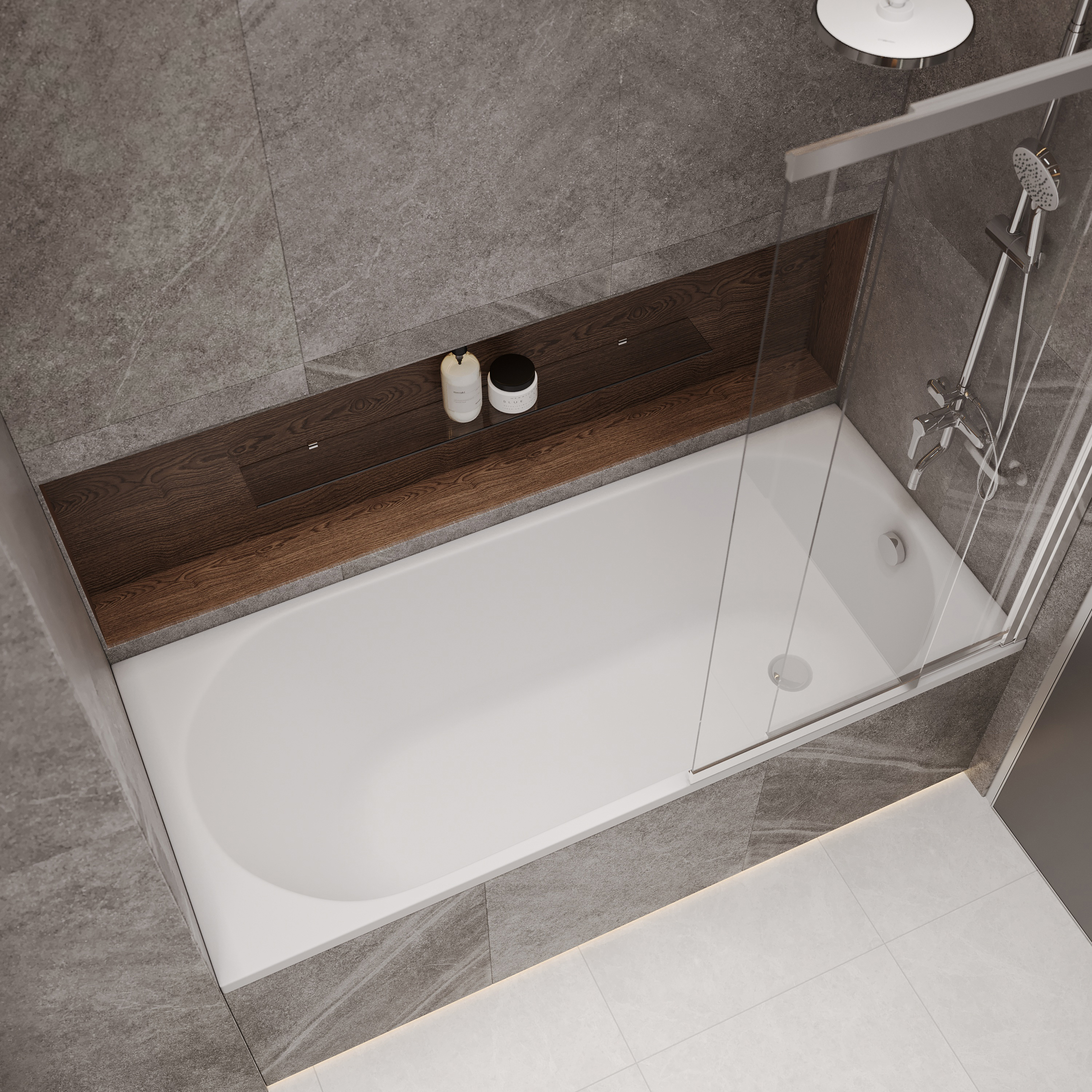 Полка STWORKI Glass Shelf 100 полкодержатели хром купить в Тамбове