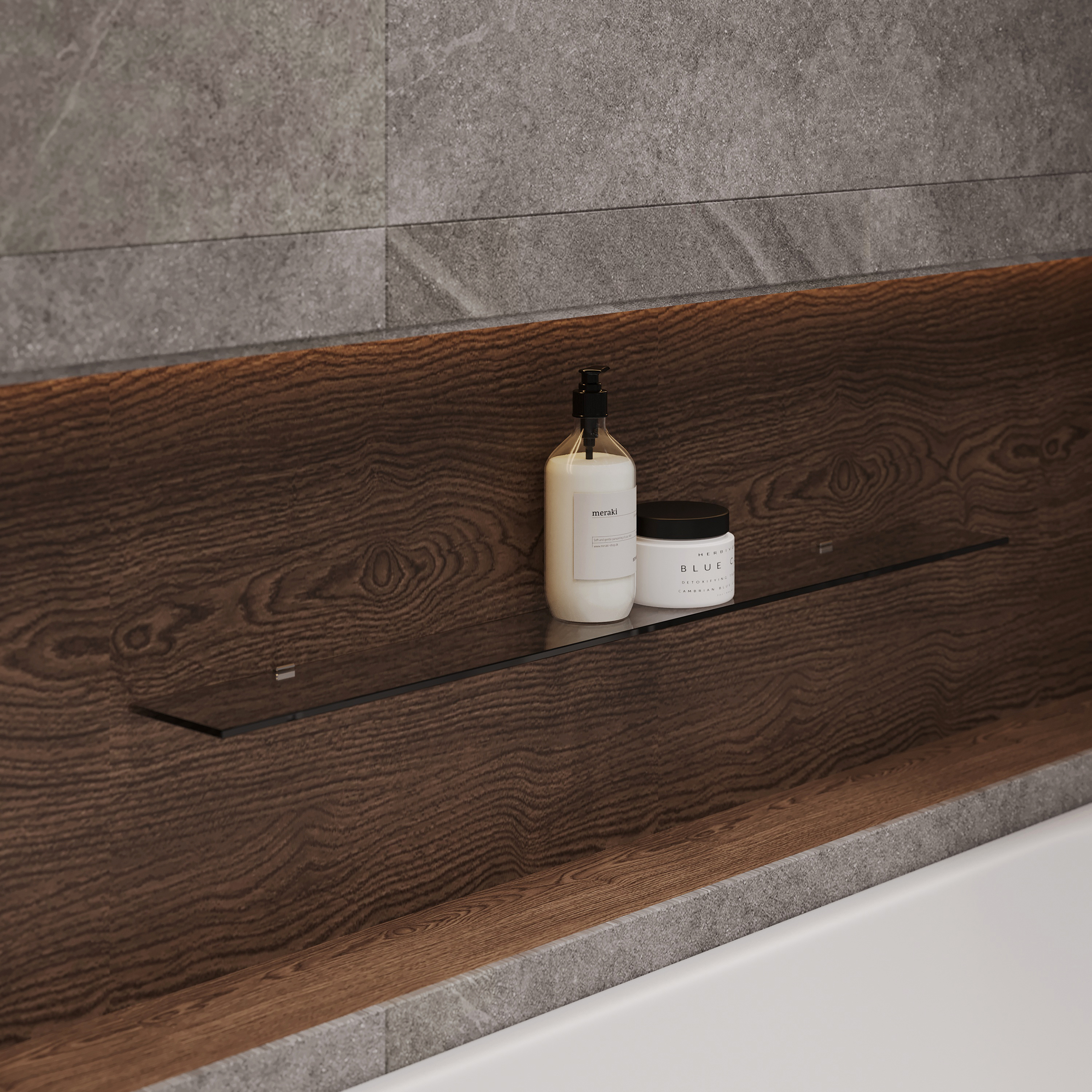 Полка STWORKI Glass Shelf 100 полкодержатели хром купить в Тамбове