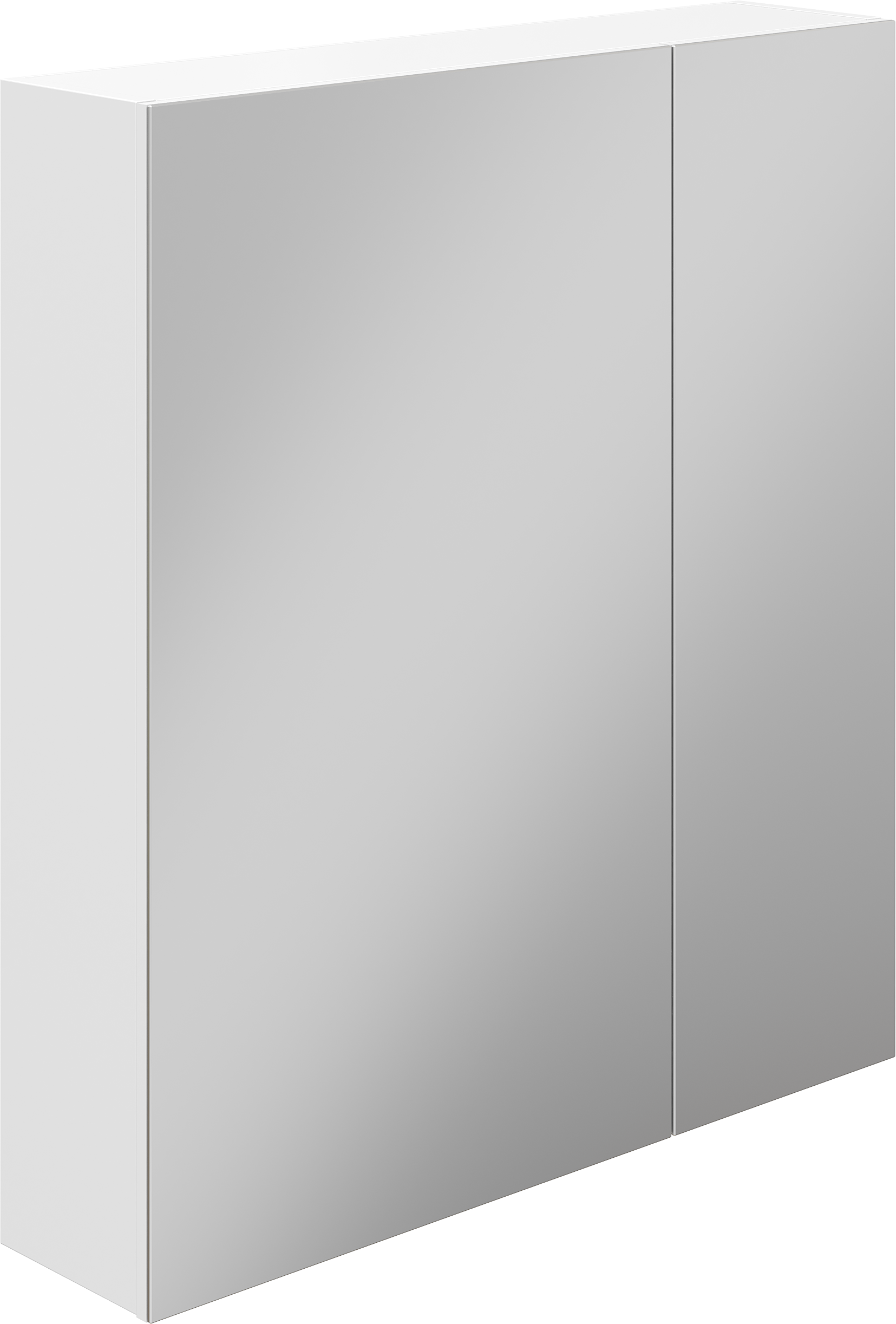 Зеркало-шкаф STWORKI Копенгаген 70 белое, навесное, прямоугольное, в современном стиле