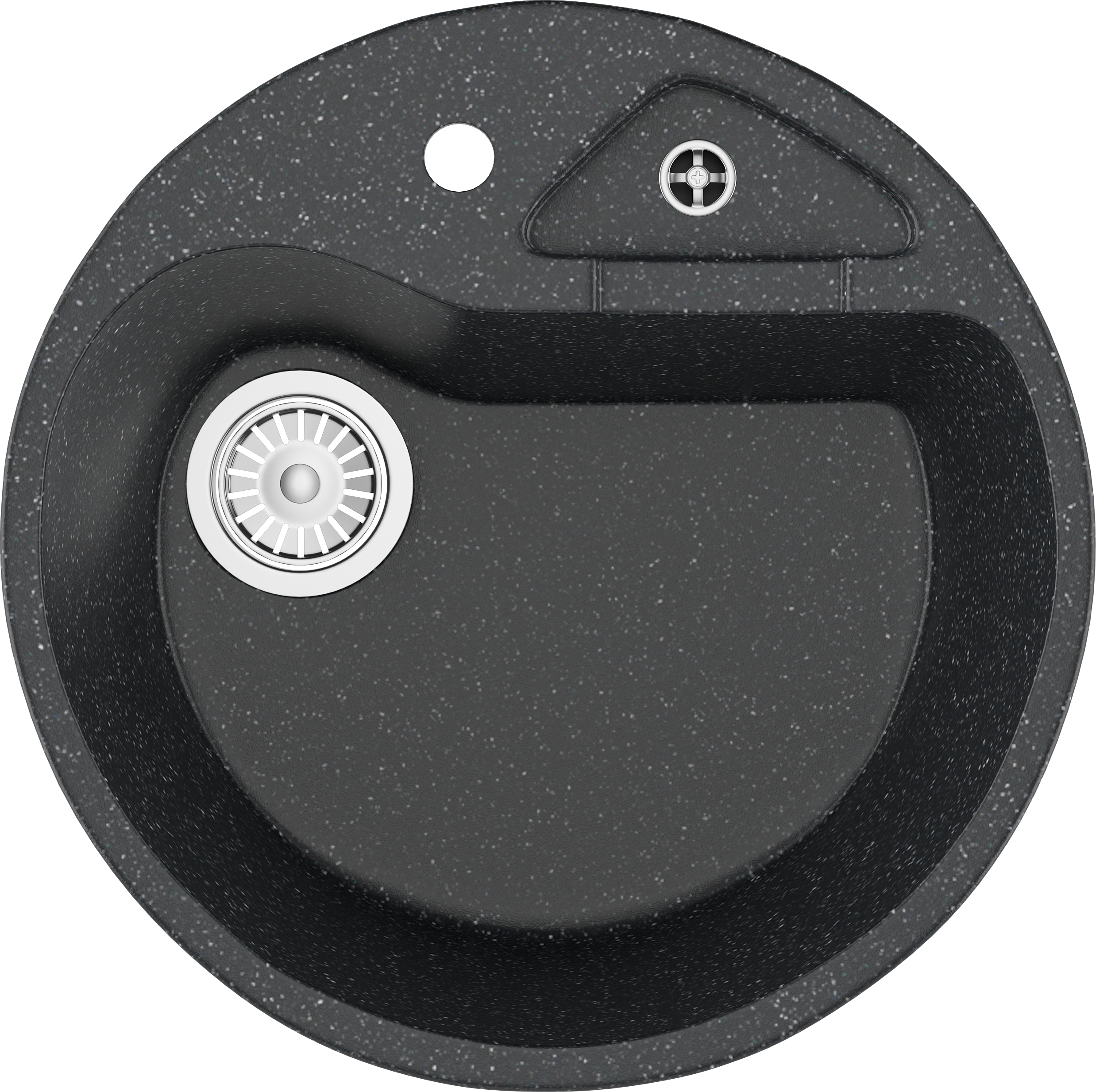 Мойка кухонная Domaci Бьелла DMC-08K черная