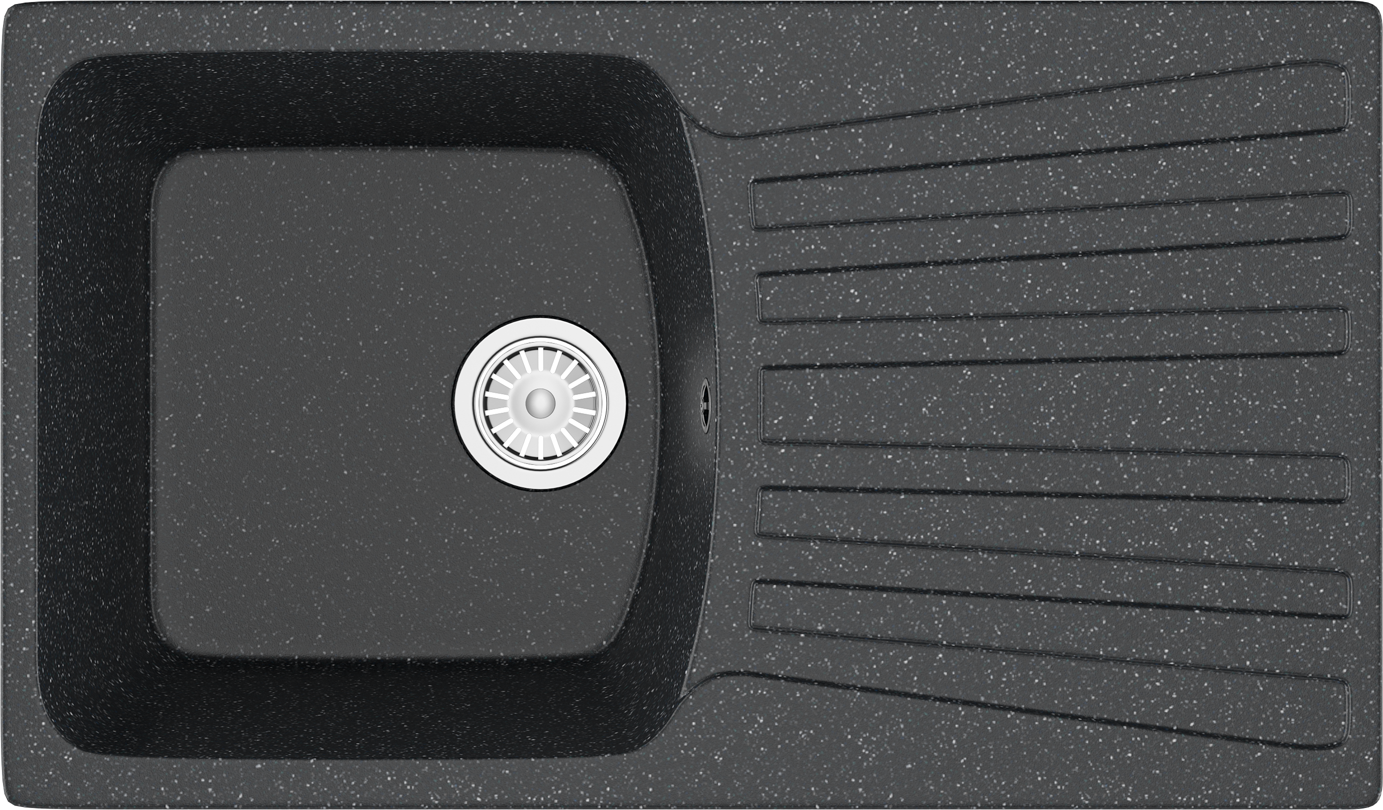 Мойка кухонная Domaci Бьелла DMC-12 черная