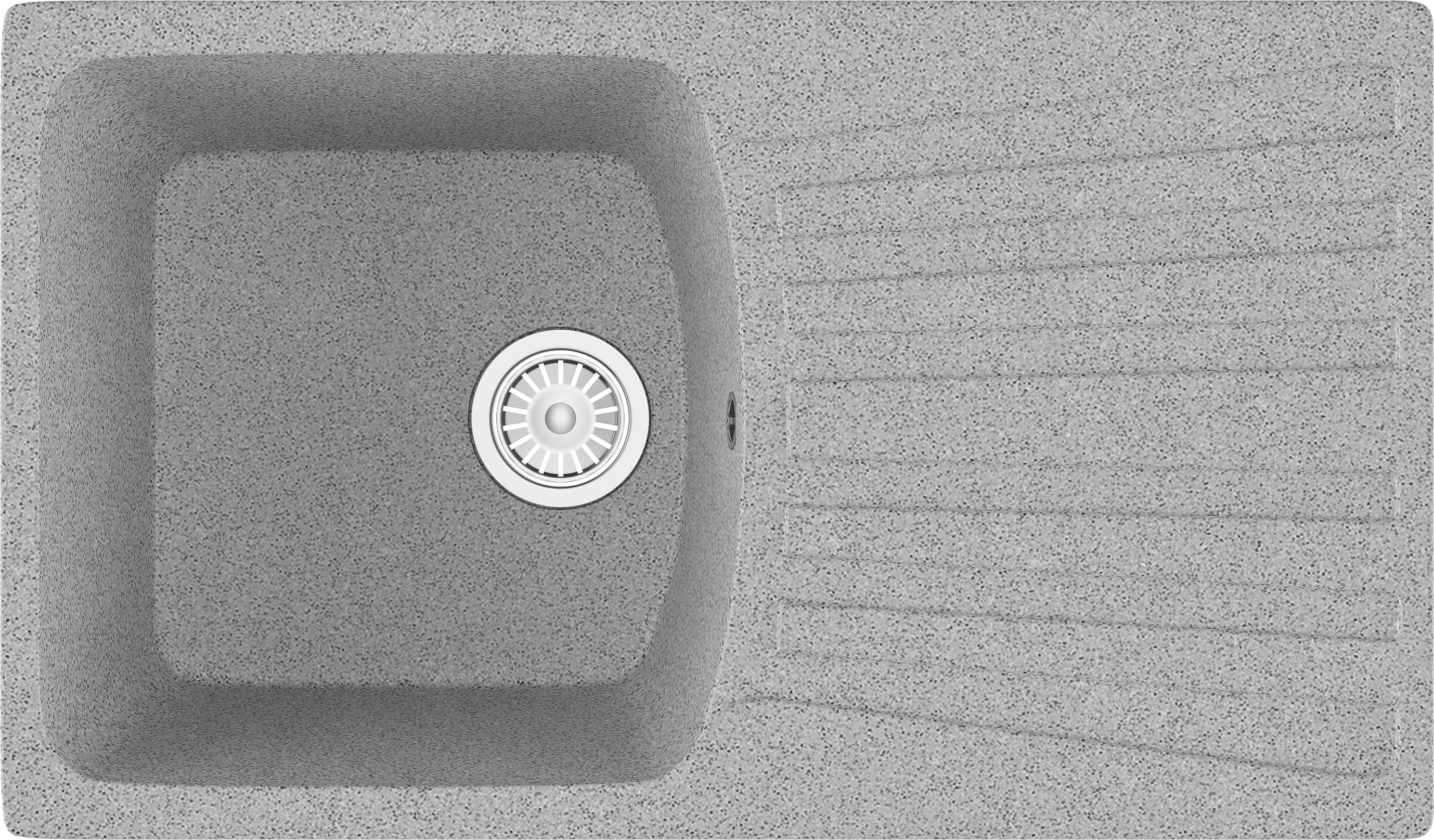 Мойка кухонная Domaci Бьелла DMC-12 серая