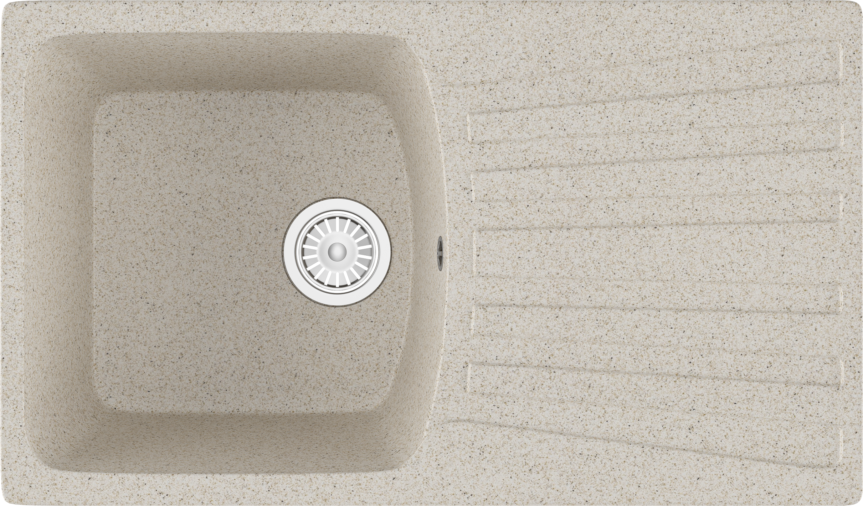 Мойка кухонная Domaci Бьелла DMC-12, бежевая