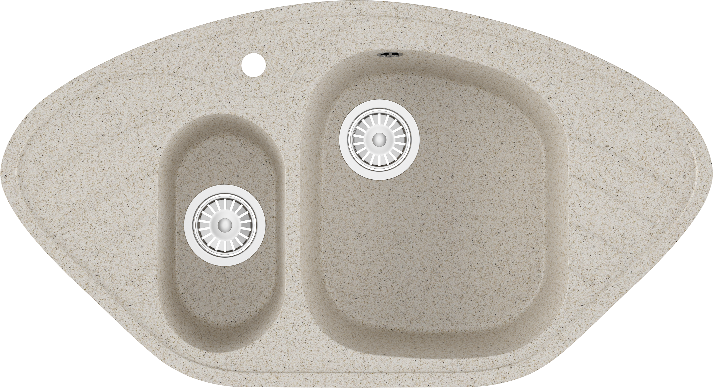 Мойка кухонная Domaci Бьелла DMC-14 бежевая