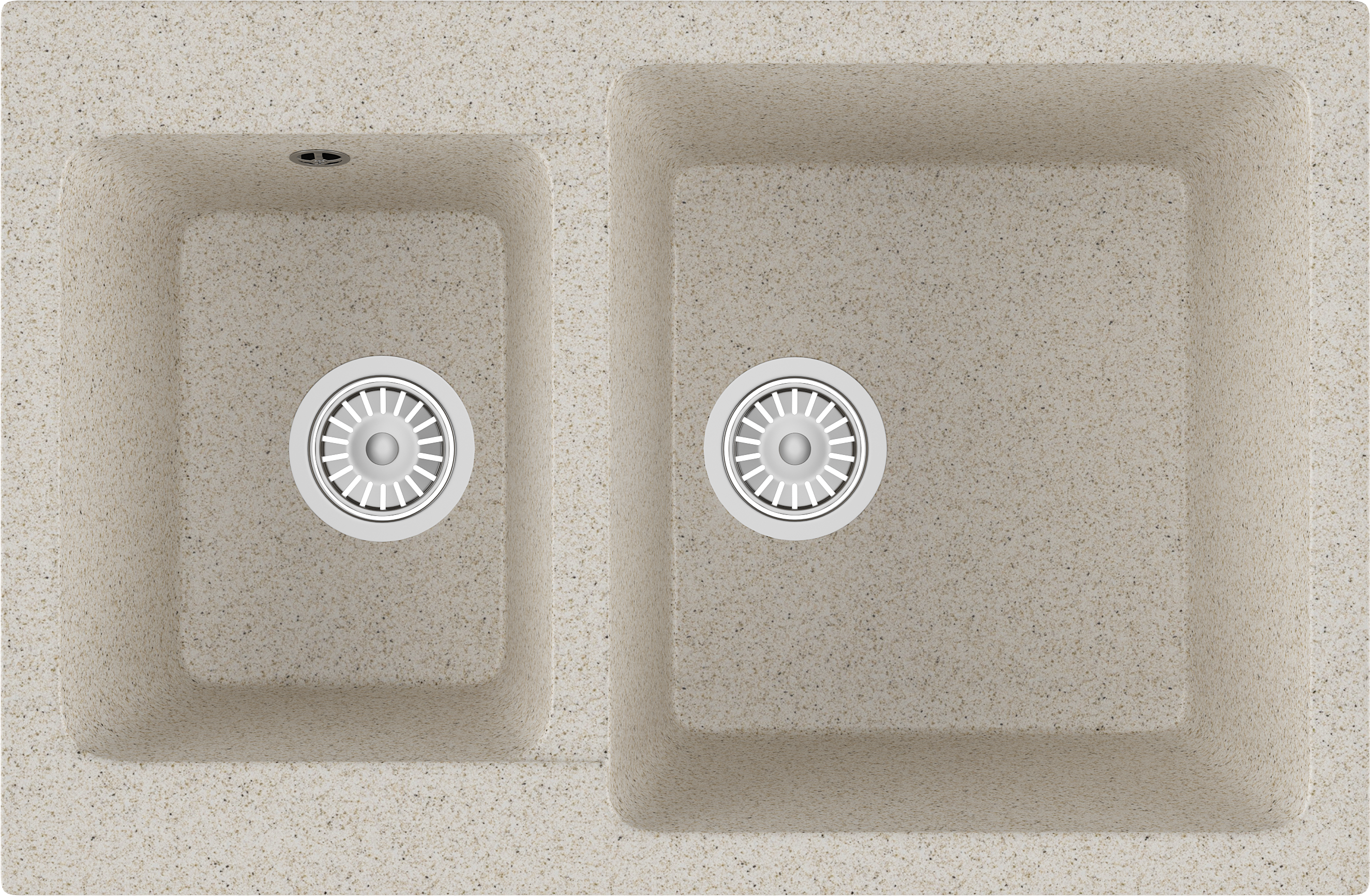 Мойка кухонная Domaci Бьелла DMC-76K бежевая