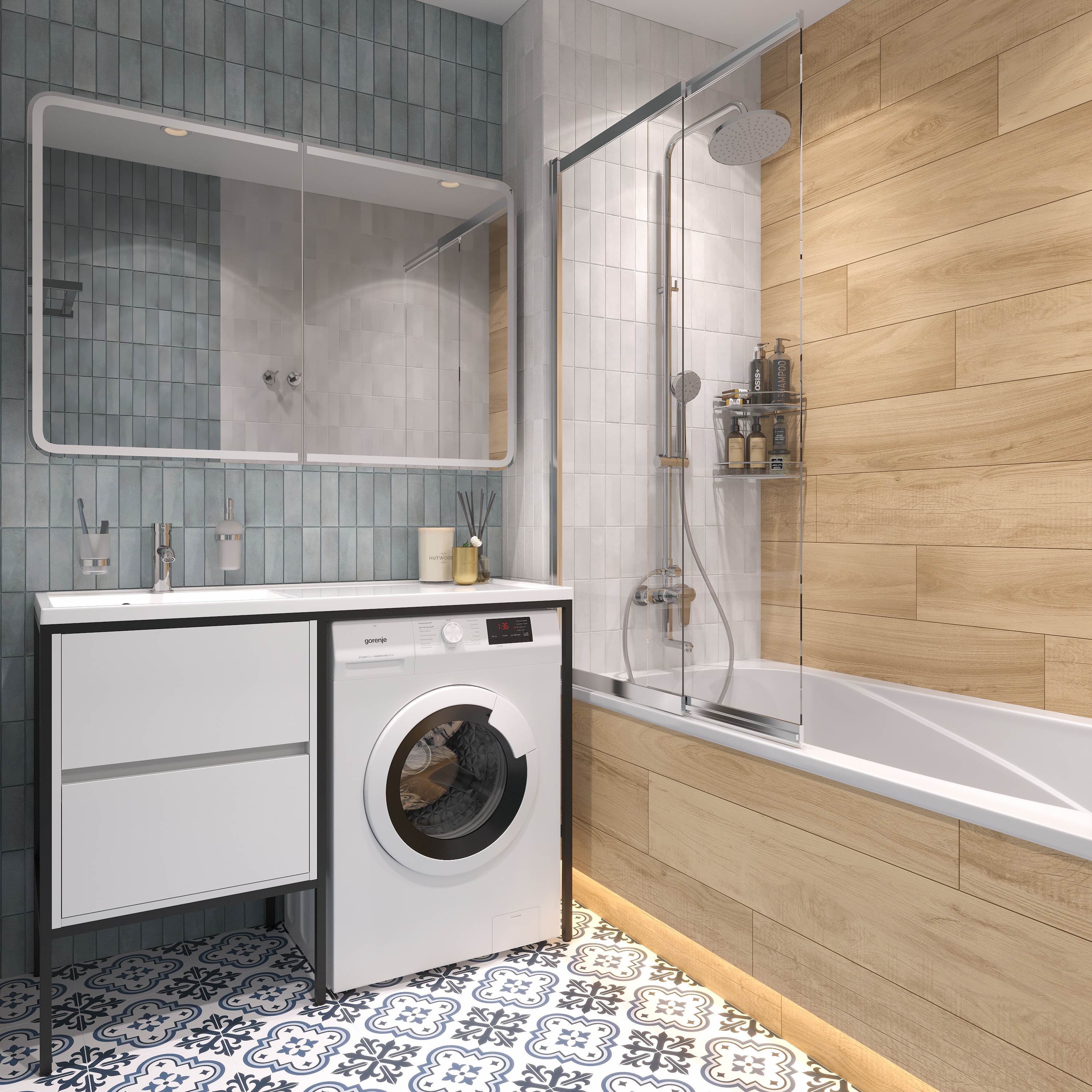 Полка DIWO Смоленск П16171 хром купить в Тамбове