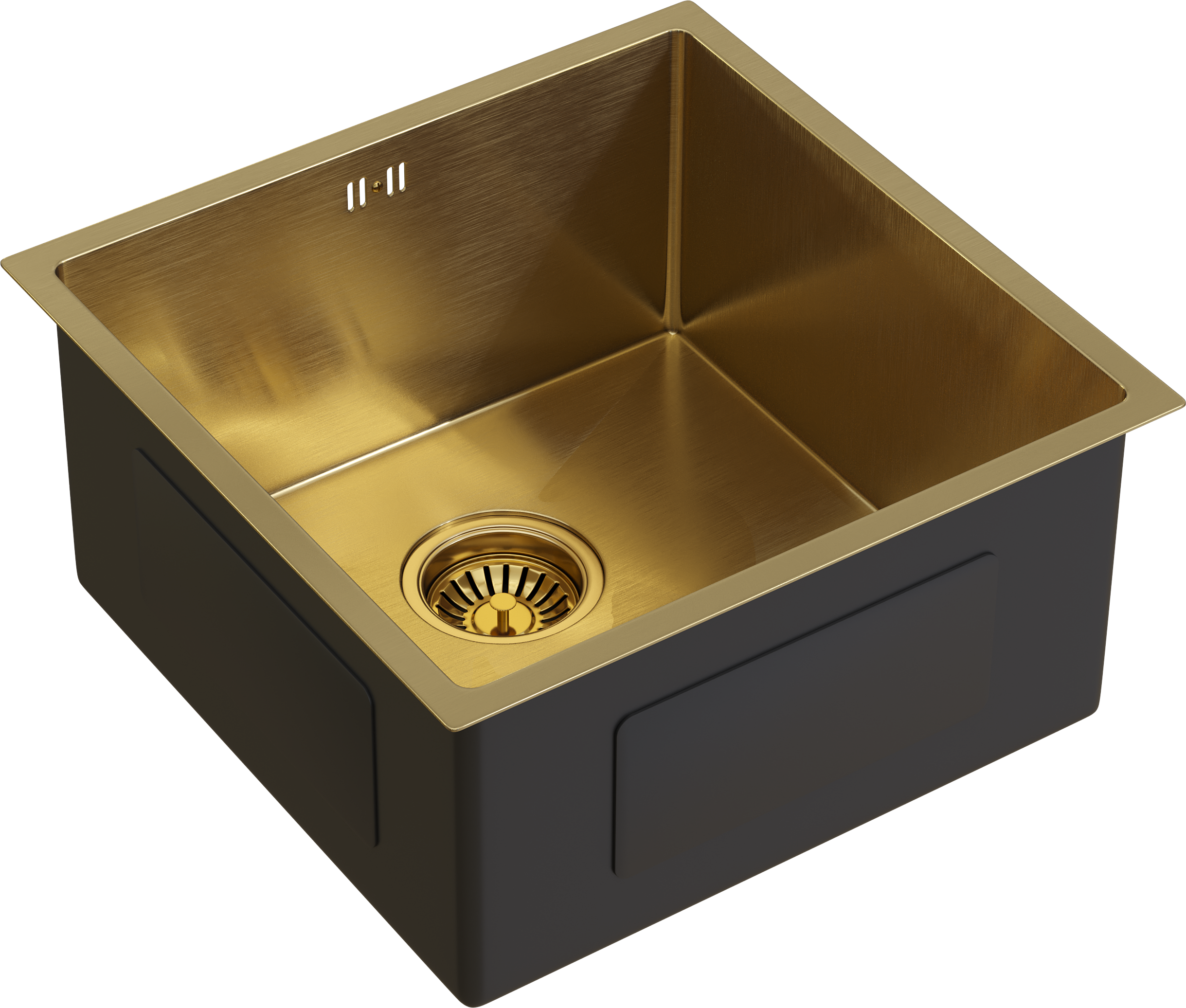 Мойка кухонная Domaci Равенна PVD DMB-113 золотая
