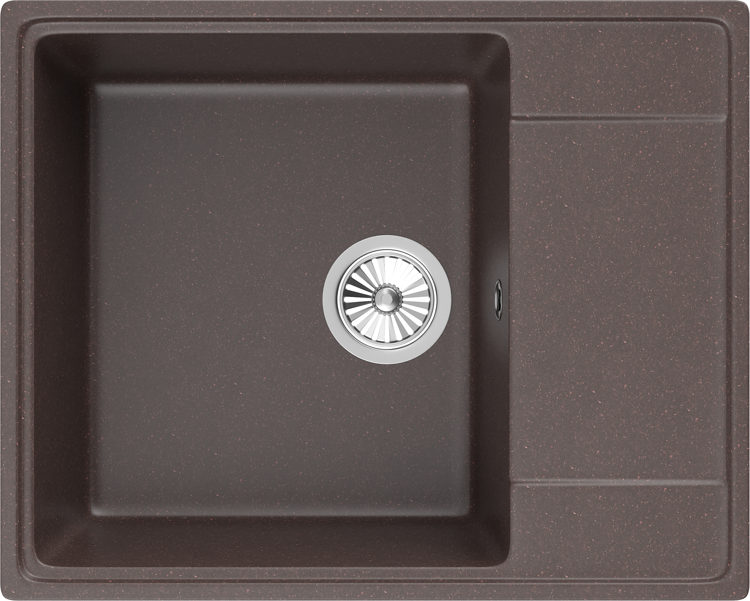 Мойка кухонная Domaci Солерно DP 605-06 трюфель