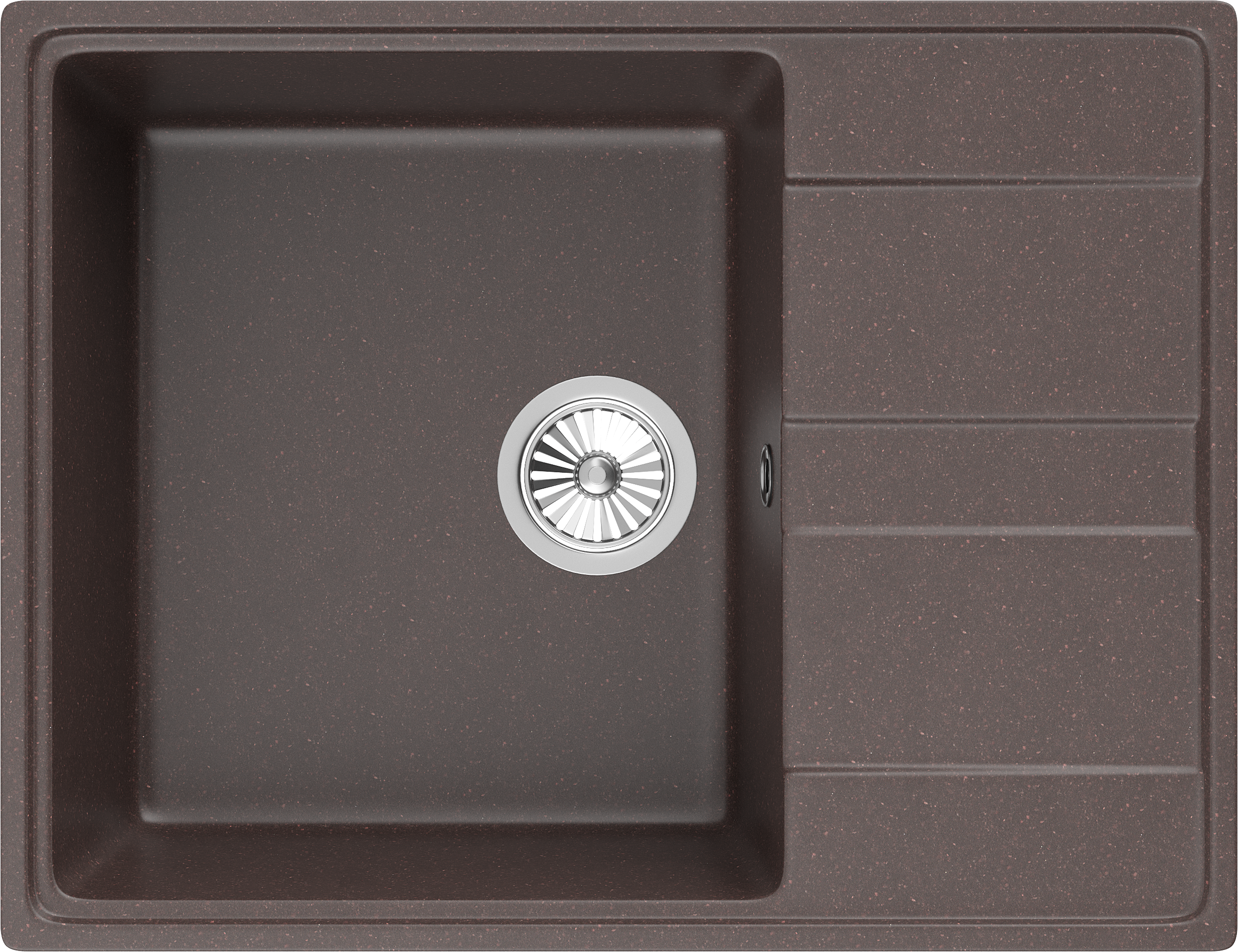 Мойка кухонная Domaci Солерно DP 650-06 трюфель