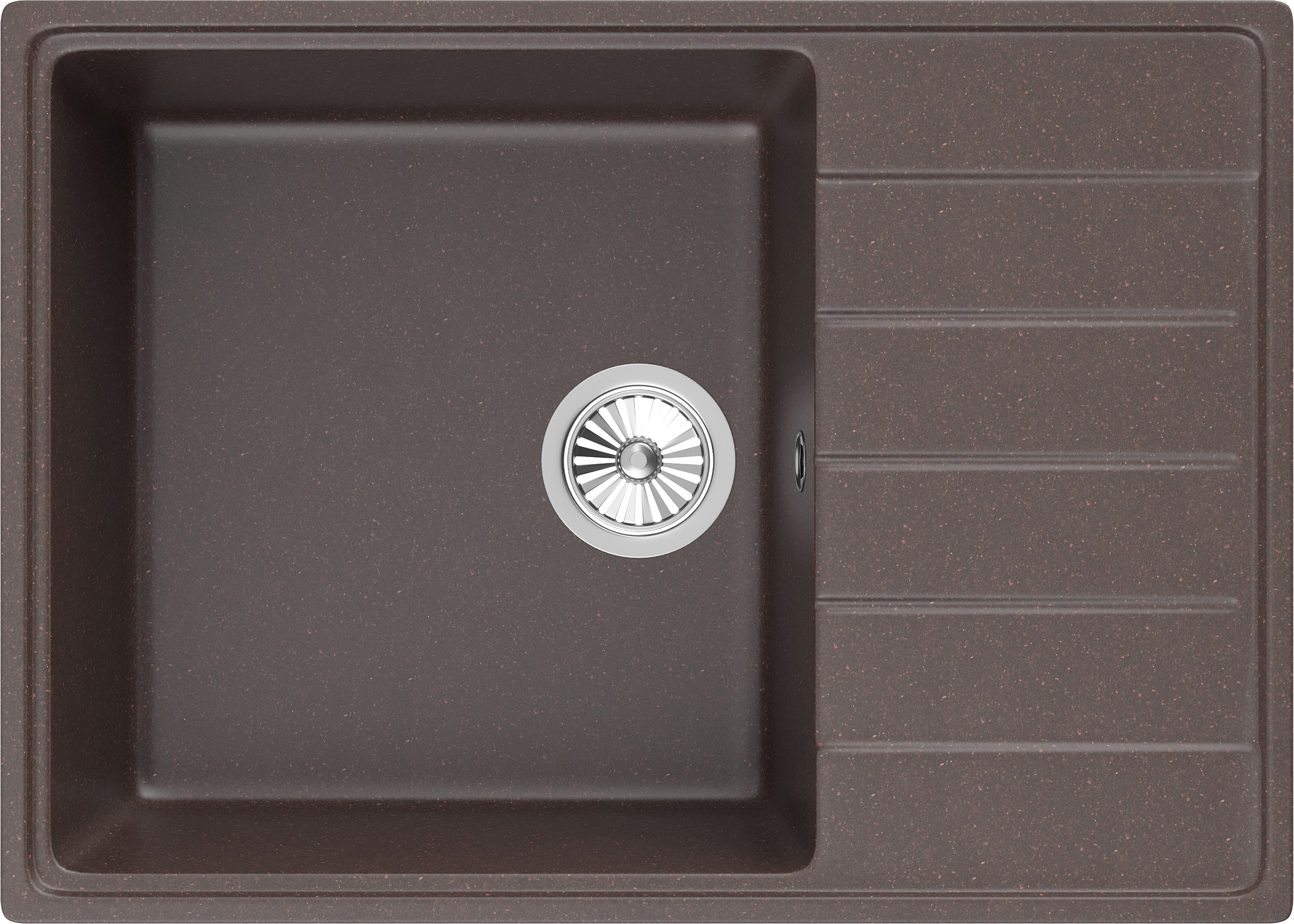 Мойка кухонная Domaci Солерно DP 700-06 трюфель