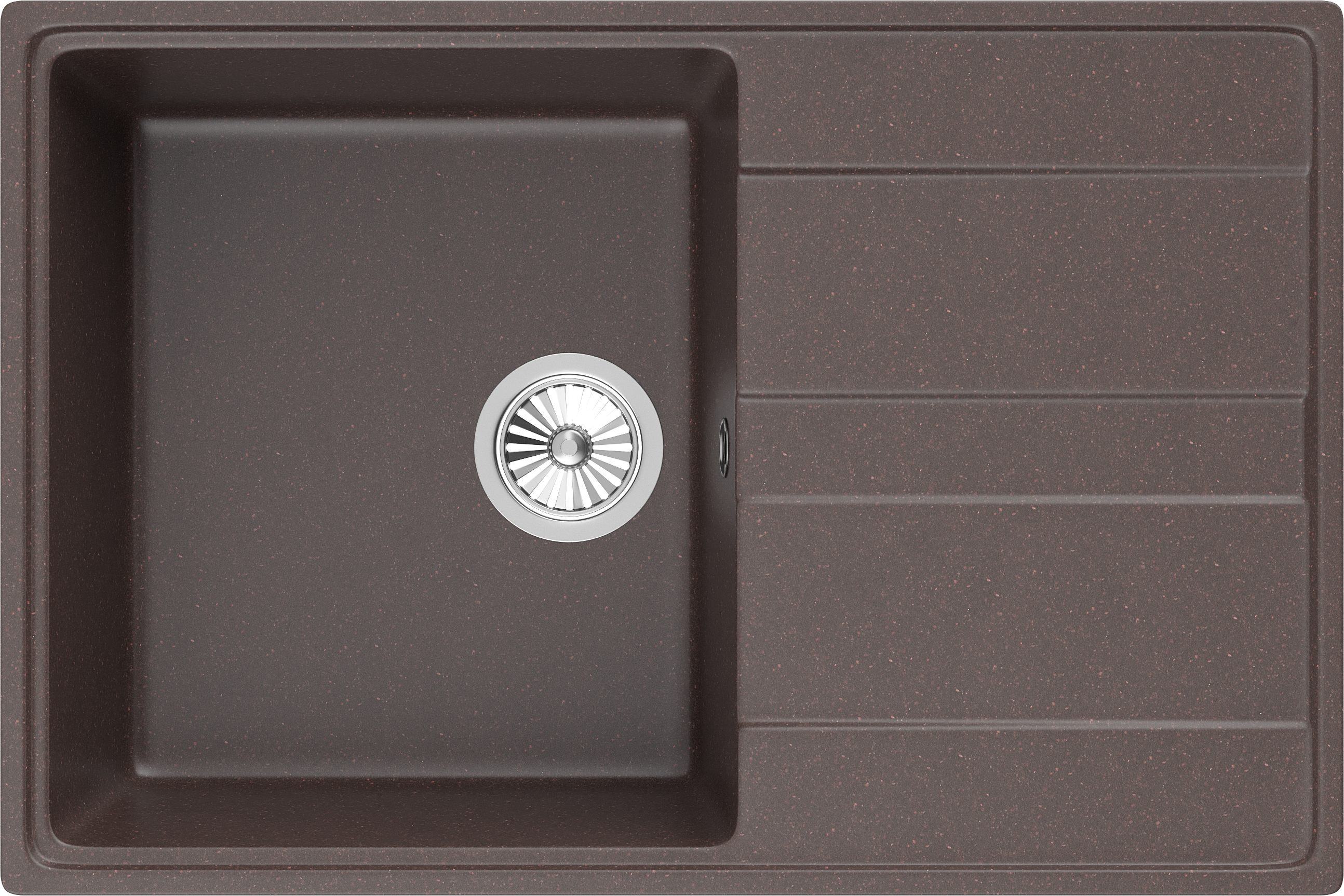 Мойка кухонная Domaci Солерно DP 750-06 трюфель