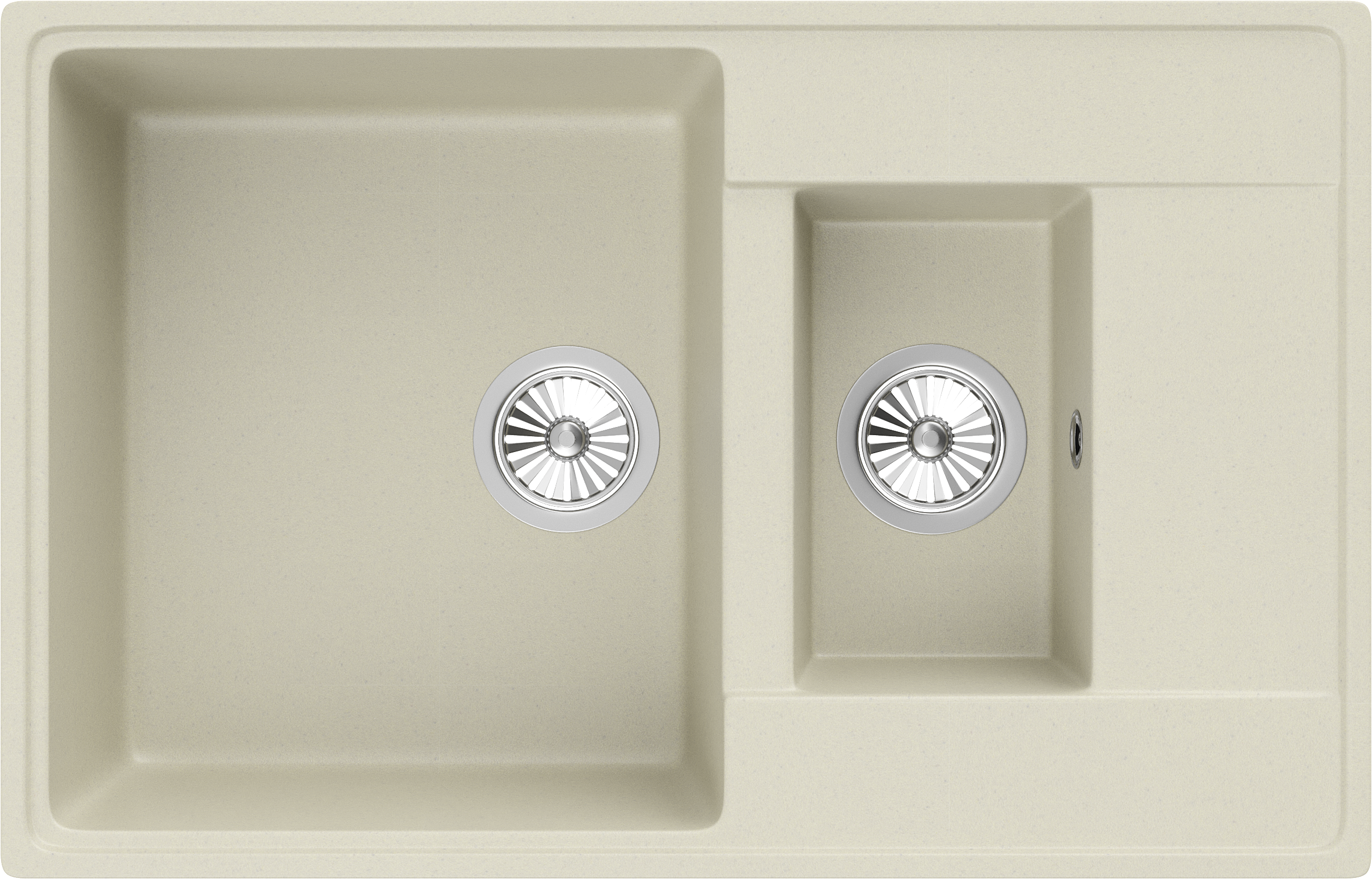 Мойка кухонная Domaci Солерно DP 780 1,5 K-02 лен