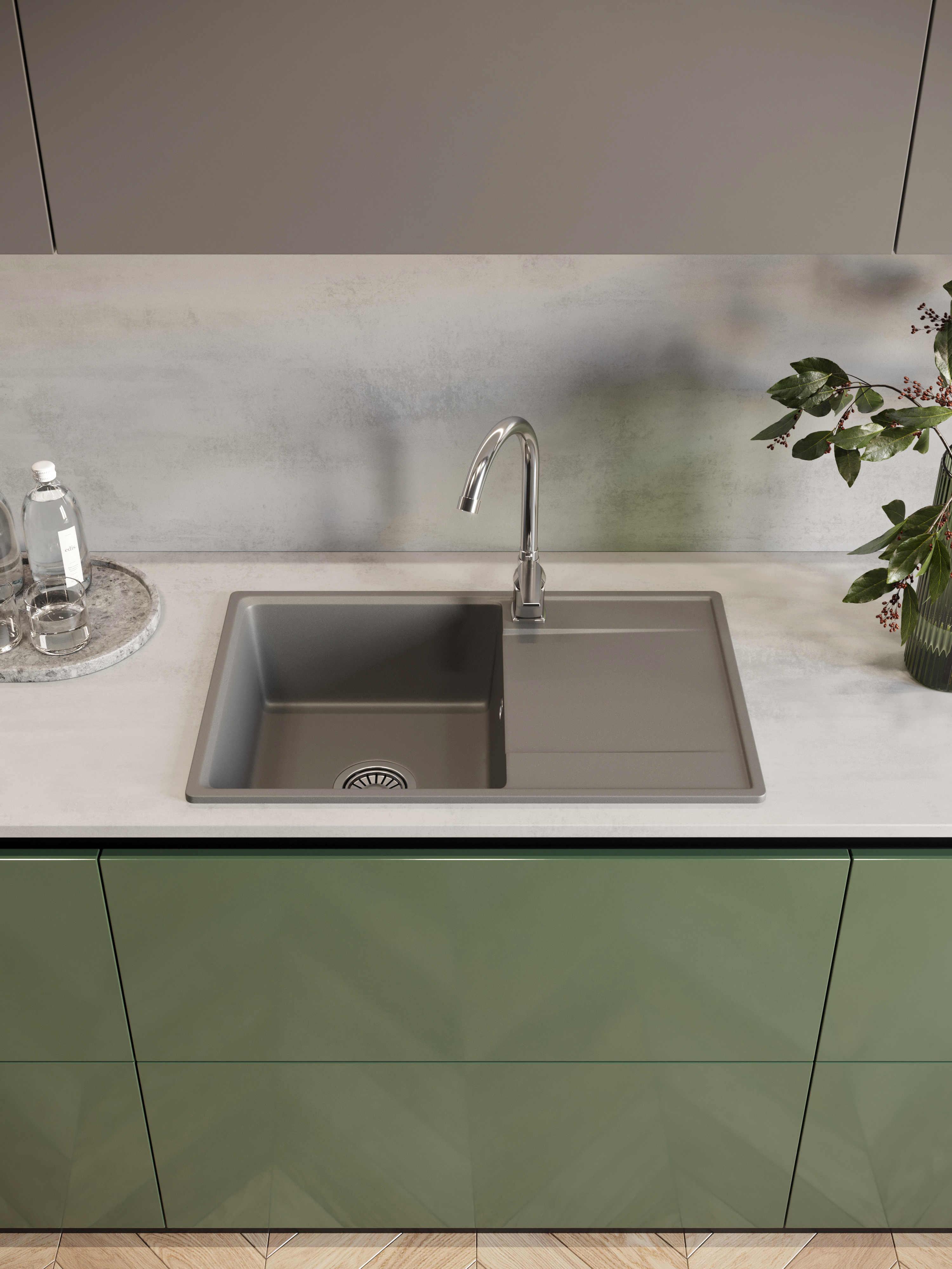 Смеситель для кухни Domaci Равенна SM-01cr хром