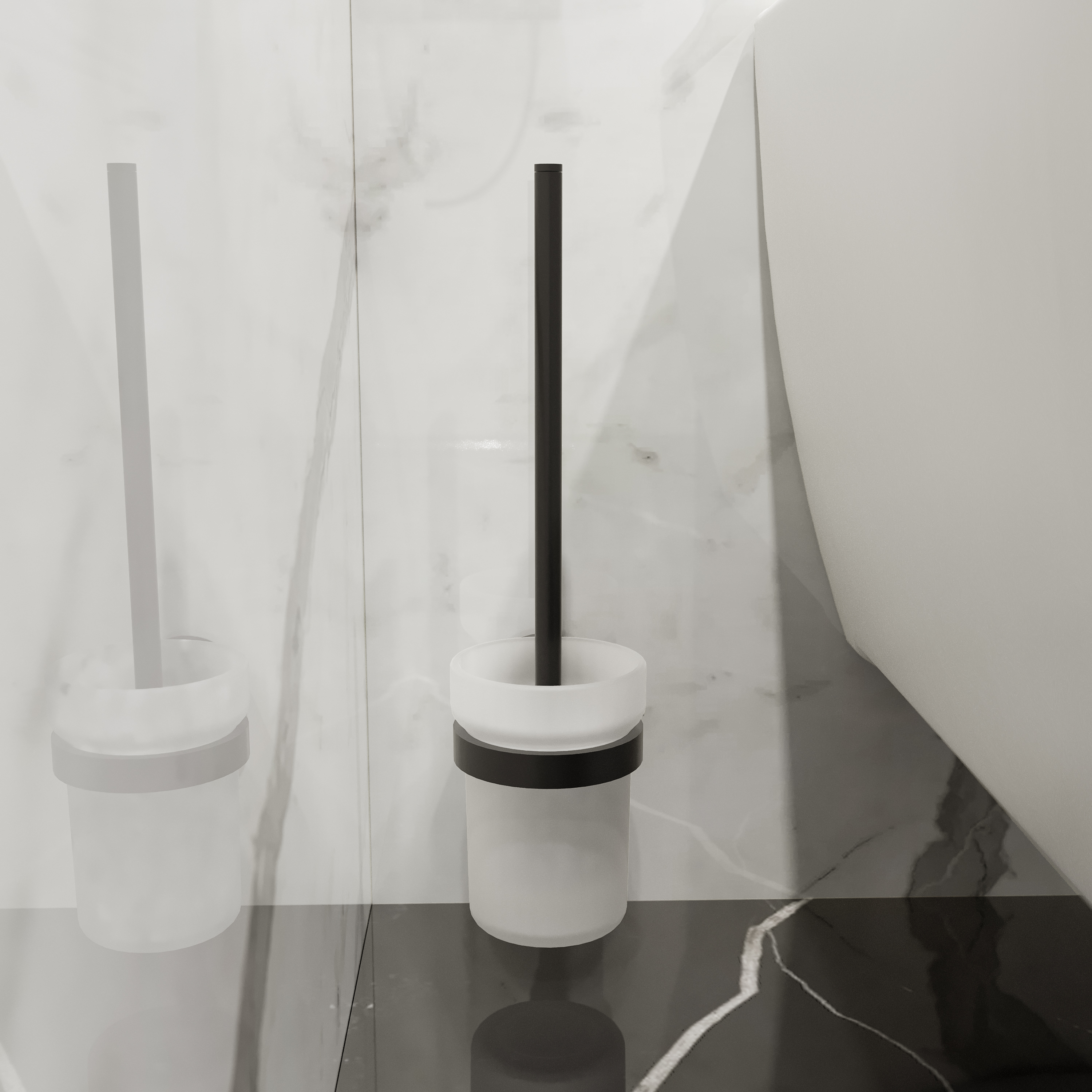 Ершик для унитаза DEKOR BANYO Alina Black A40 6009 04 купить в Тамбове