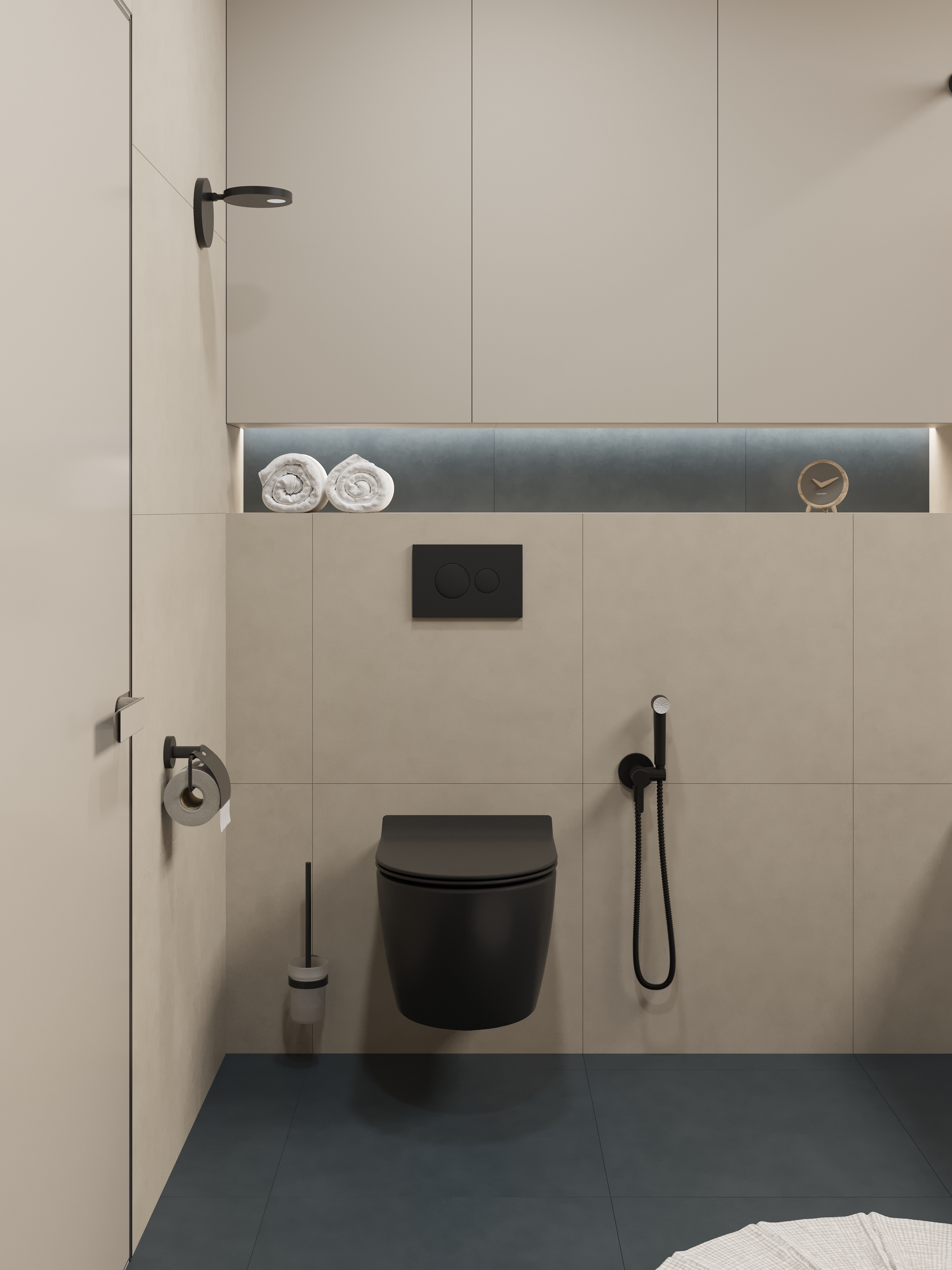 Ершик для унитаза DEKOR BANYO Alina Black A40 6009 04 купить в Тамбове