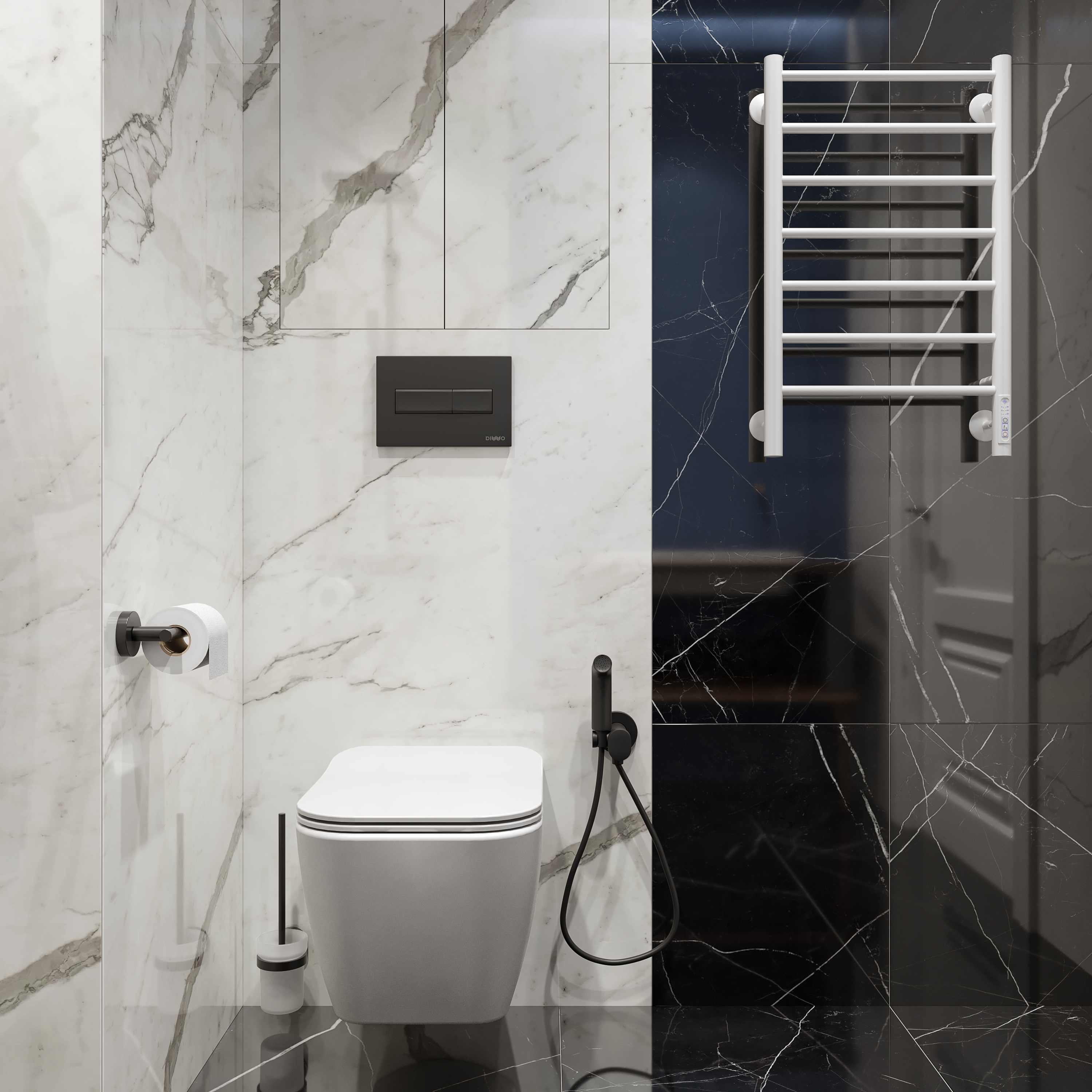 Ершик для унитаза DEKOR BANYO Alina Black A40 6009 04 купить в Тамбове