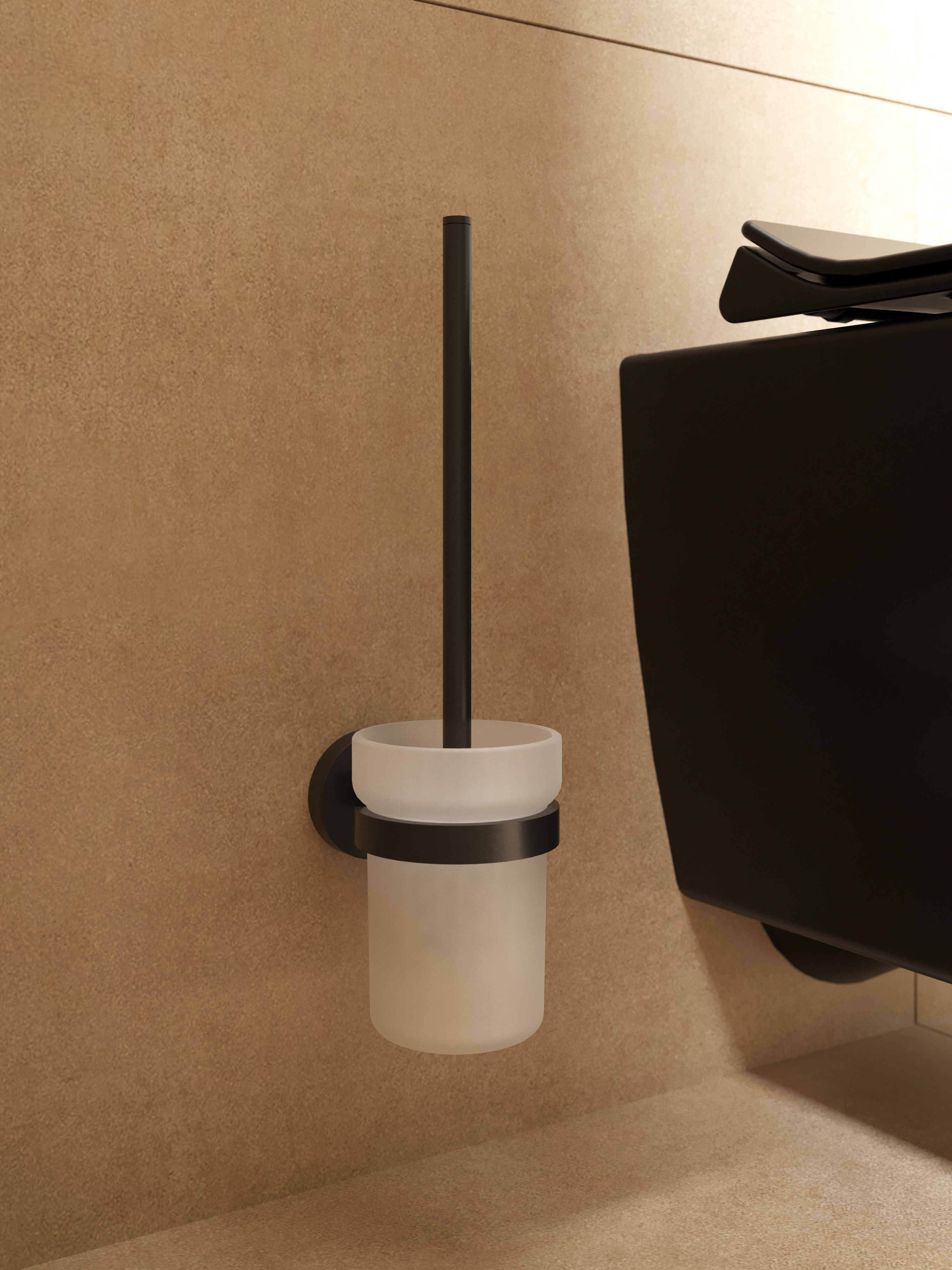 Ершик для унитаза DEKOR BANYO Alina Black A40 6009 04 купить в Тамбове