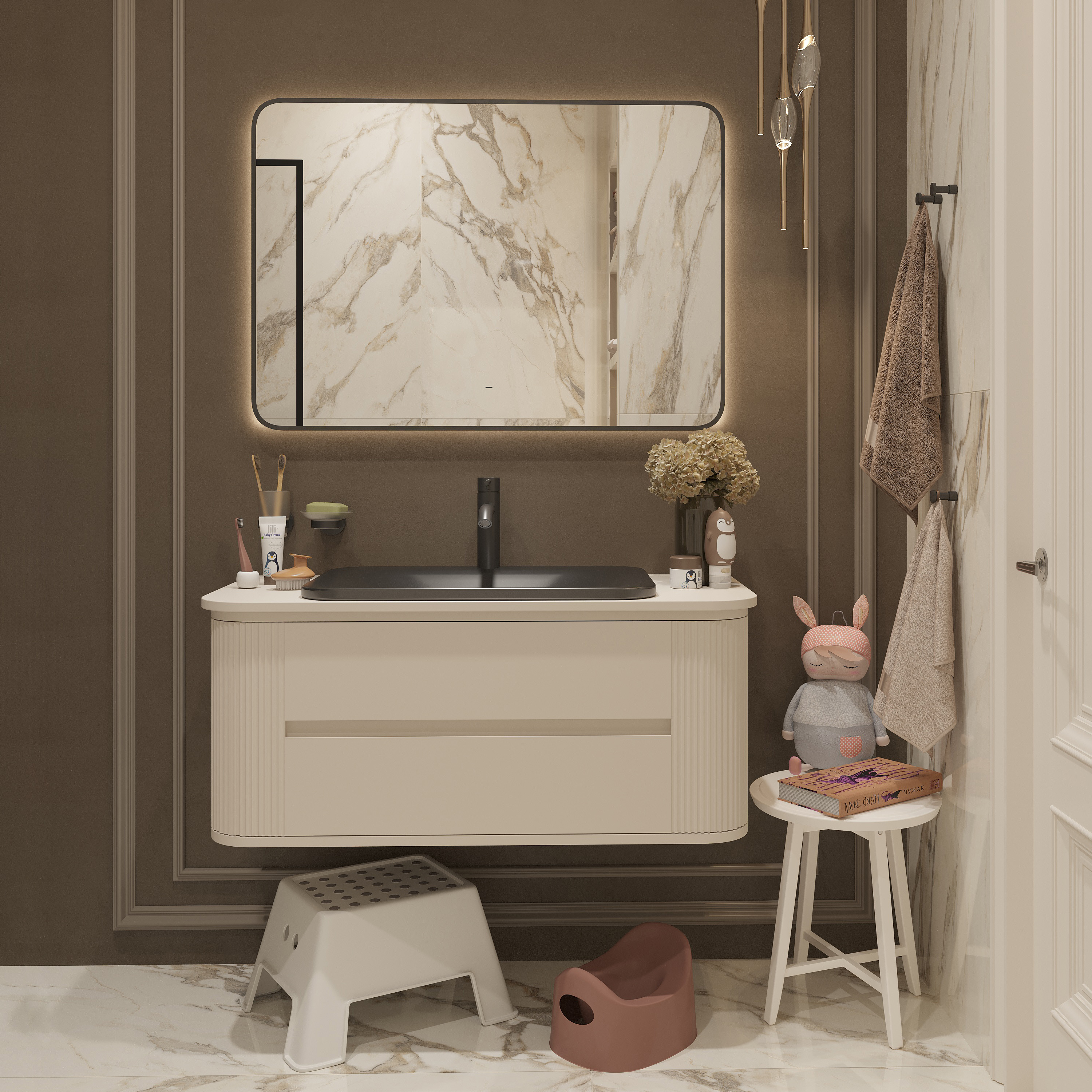 Крючок DEKOR BANYO Alina Black A40 408 14 купить в Тамбове