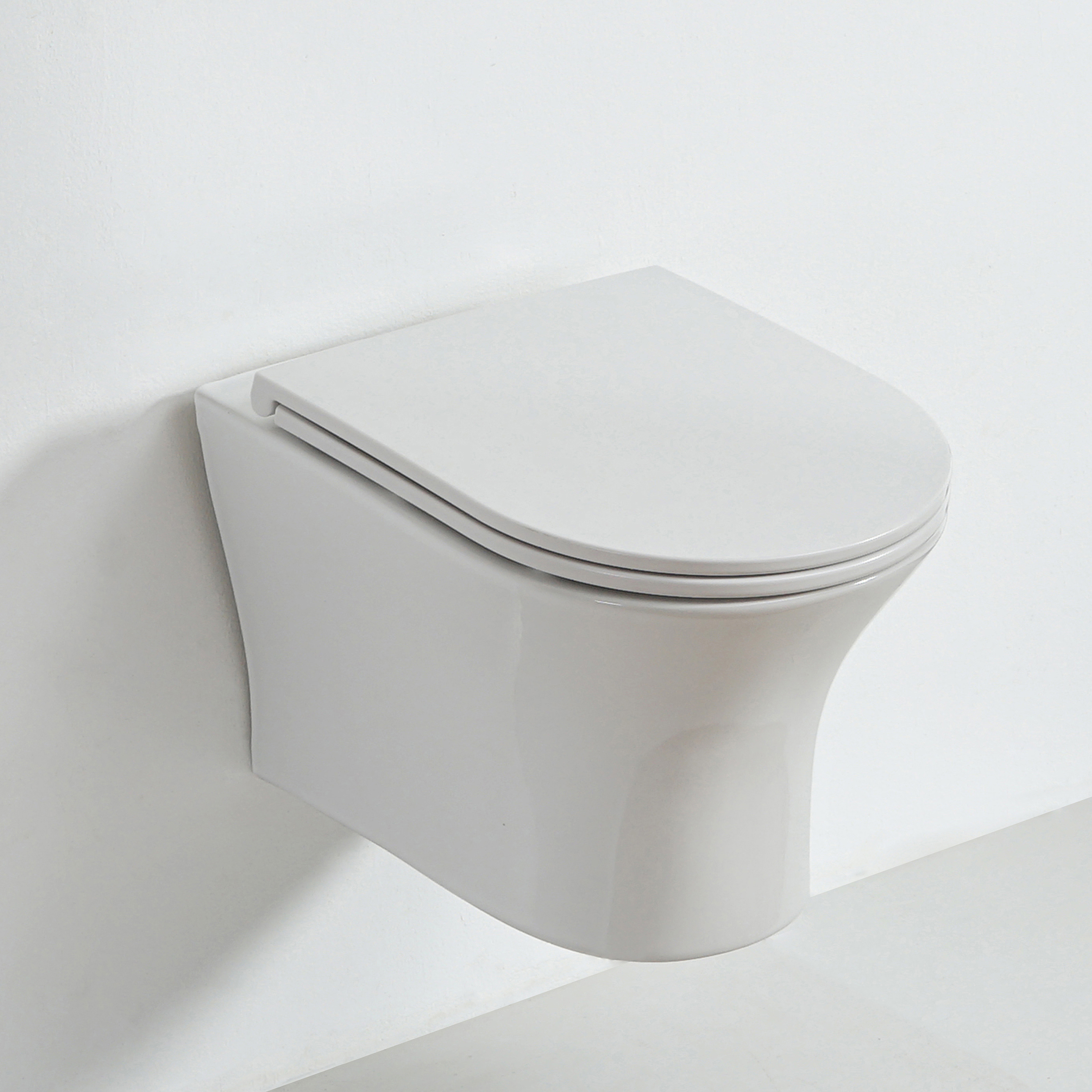 Унитаз подвесной STWORKI Дублин Db-01UP безободковый, с микролифтом, с прямым выпуском, фарфоровый купить в Тамбове