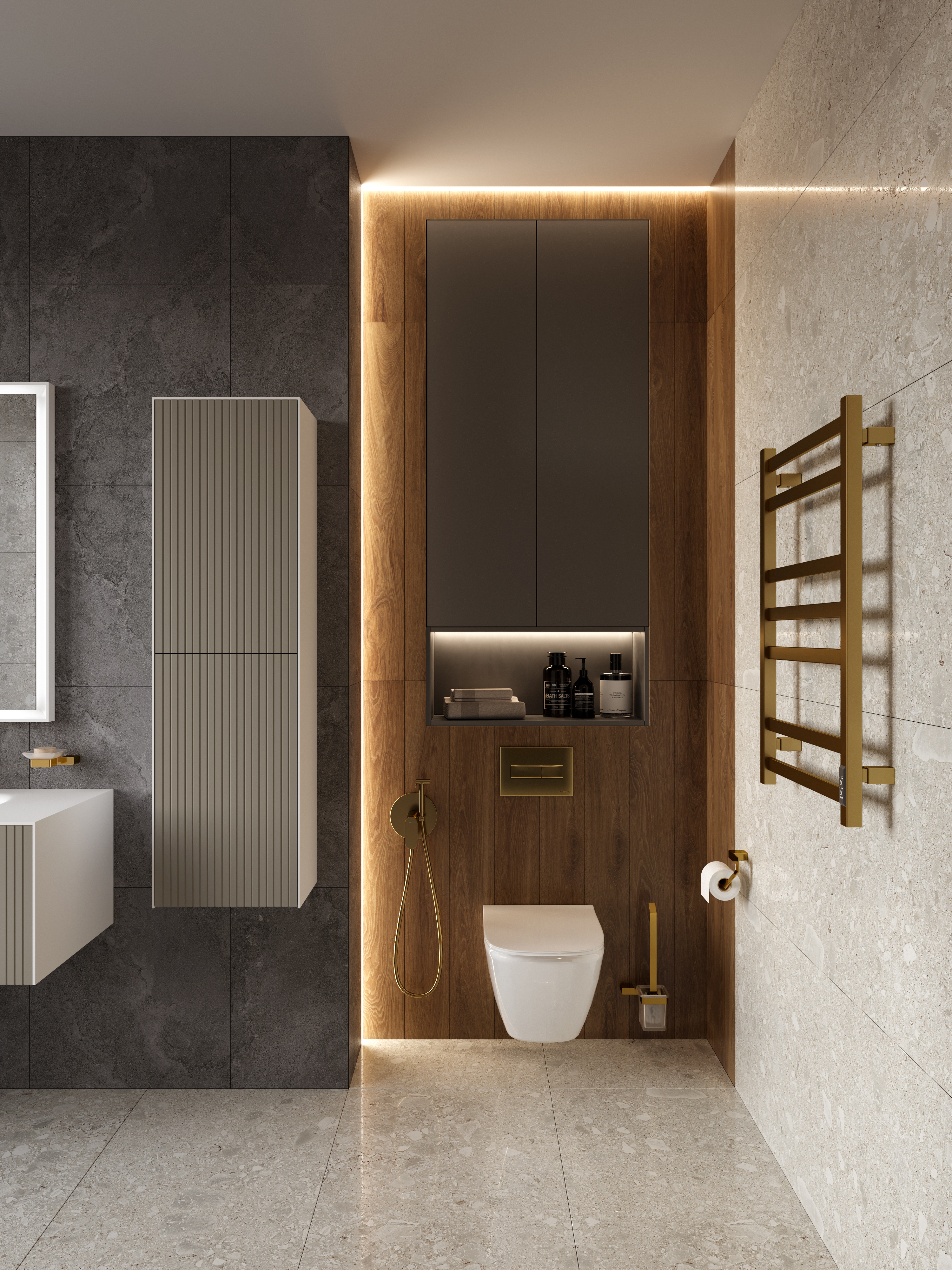 Ершик для унитаза DEKOR BANYO SS 304 Gold SS304 6009 02 купить в Тамбове