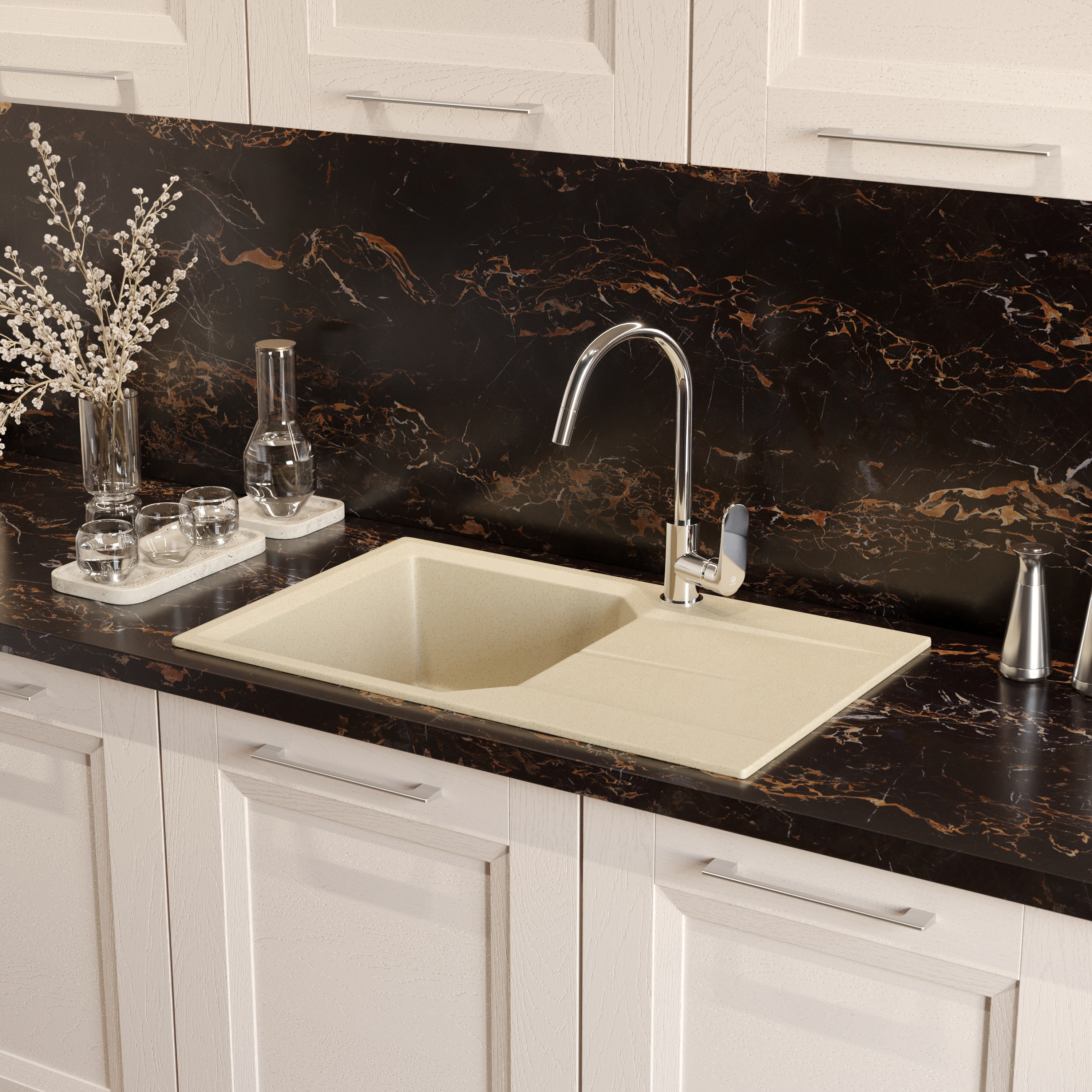 Смеситель для кухни Domaci Равенна GR-04cr купить в Тамбове