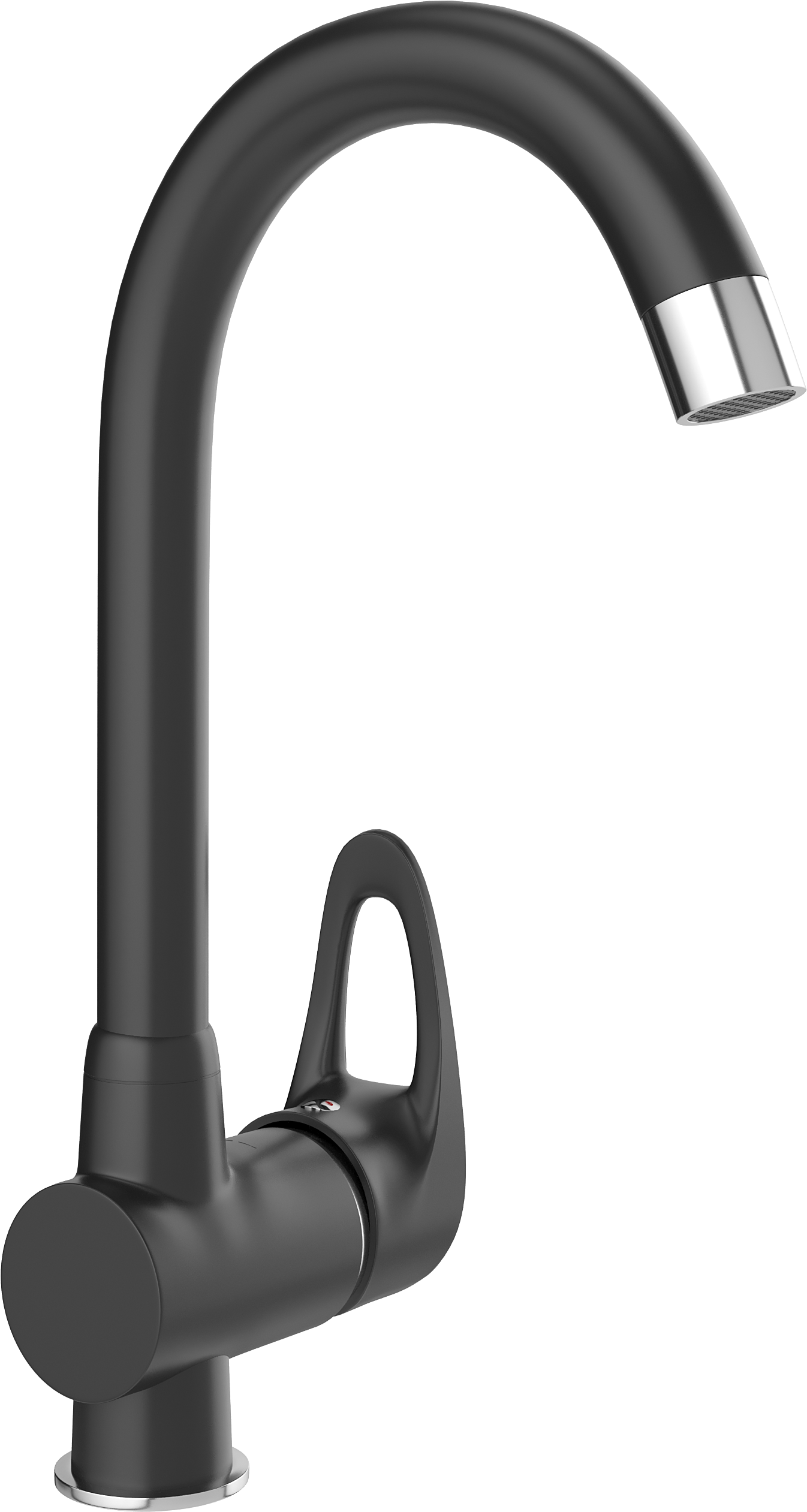 Смеситель для кухни Domaci Солерно UQ-006-07 уголь